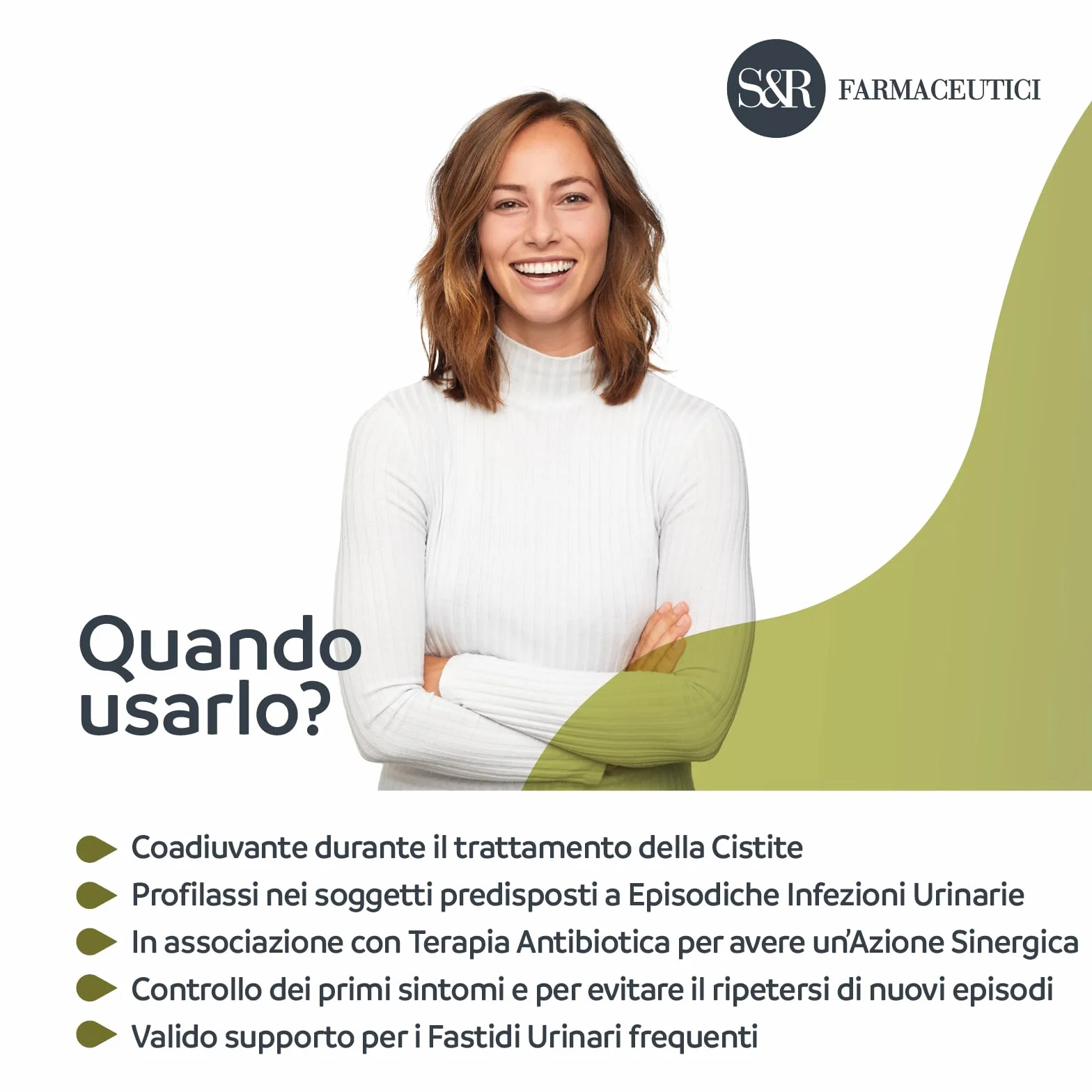 S&R Farmaceutici Uroial PLUS Integratore Alimentare per Infezioni Urinarie Cistite 14 Bustine