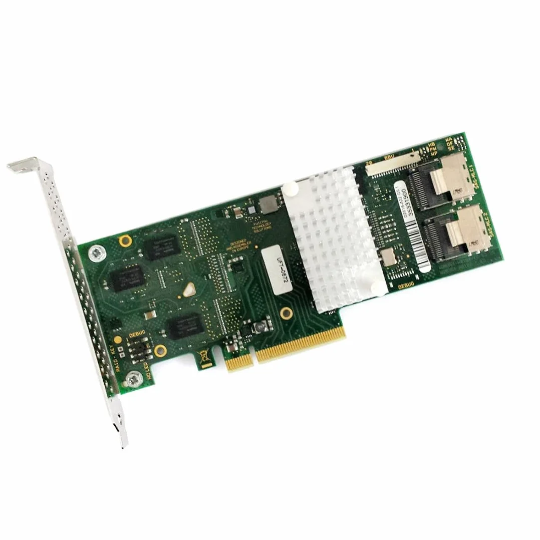ChenYang CY Scheda Controller PCI-E 2.0 X8 con Staffa PCI-E a D2616-A12 LSI 9261-8i SATA/SAS Raid 6Gbs 512MB Cache SFF-8087 6Gb RAID0.1.5.6