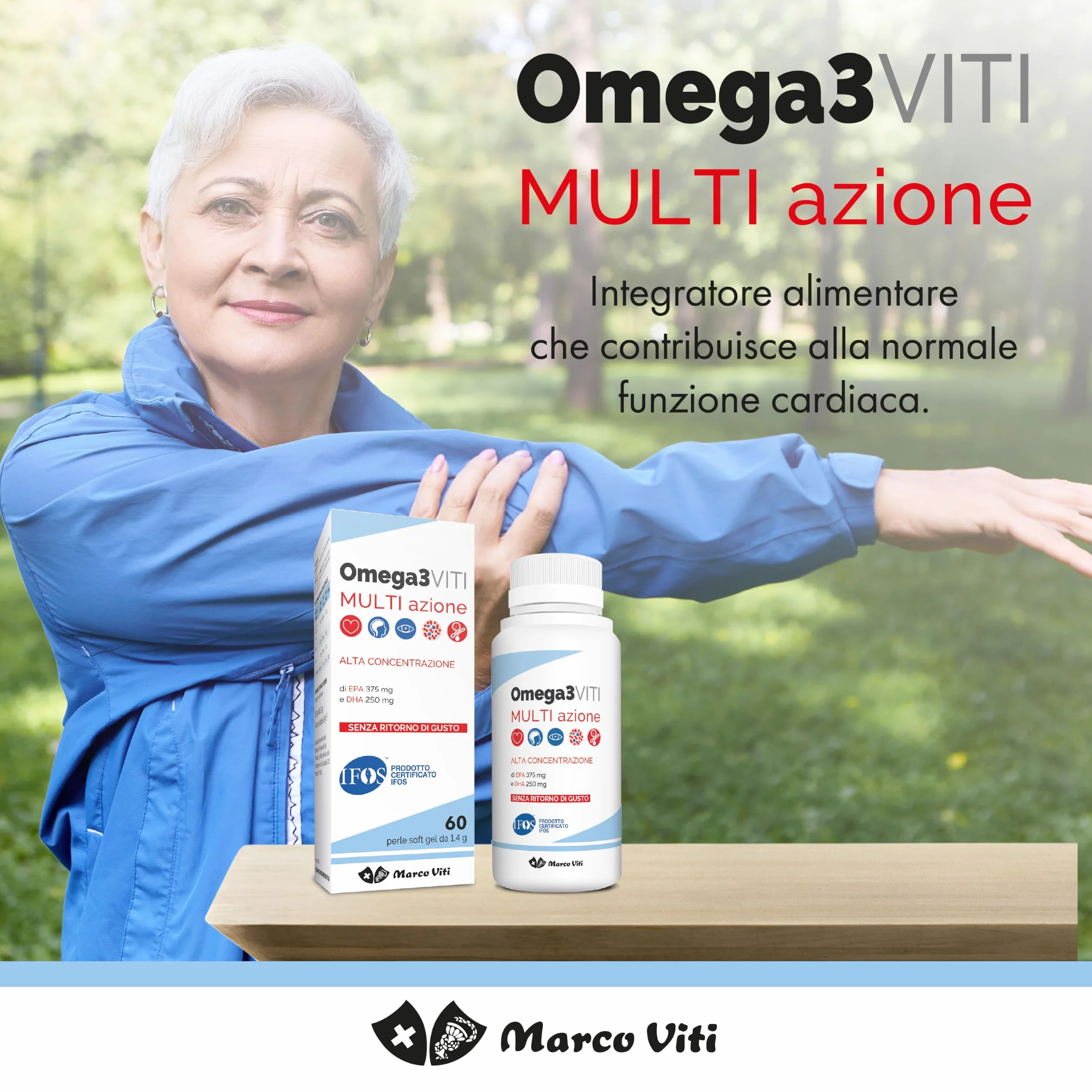 Omega3 Multi Azione Integratore Acidi Grassi Essenziali 60 Perle Softgel 1.4 g