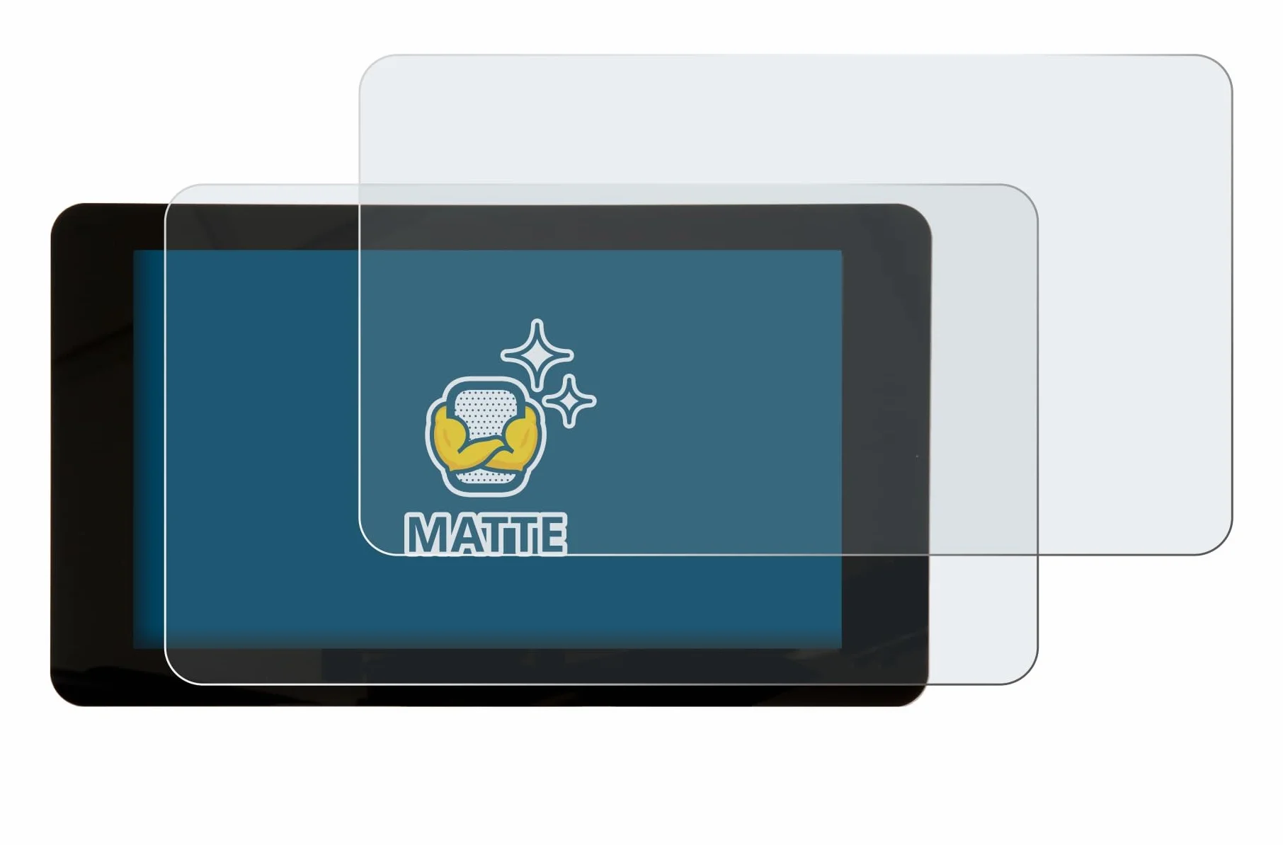 brotect Pellicola Protettiva Opaca per Raspberry Pi Touchscreen 7" Pellicola Protettiva Anti-Riflesso (2 Pezzi)
