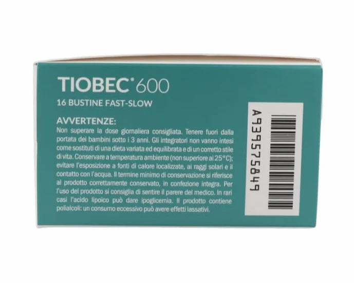 Laborest Tiobec 600 integratore alimentare Acido a-Lipoico 16 bustine 2.2g