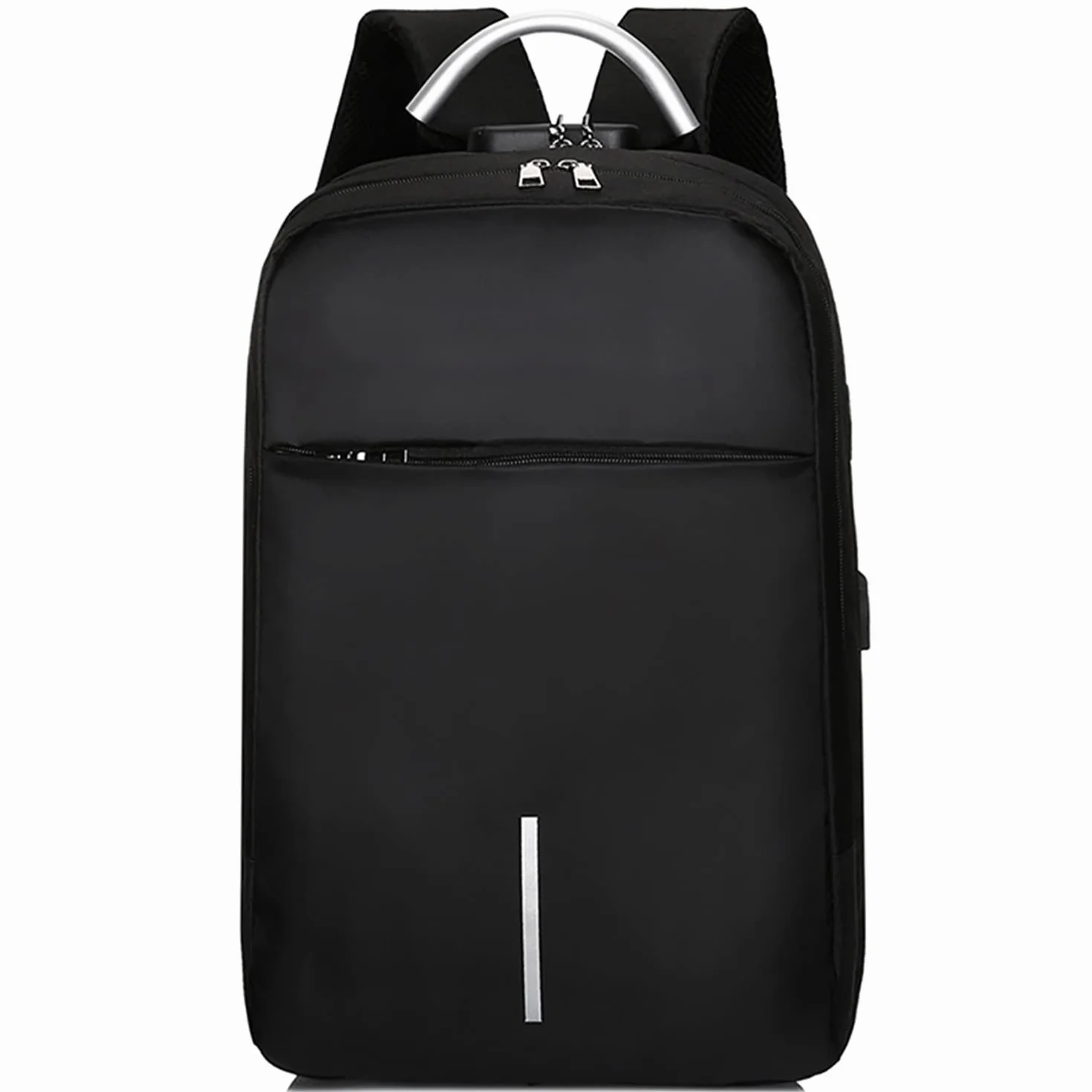 Mixroom Zaino Porta PC Antifurto per Computer Portatile Laptop Lavoro Borsa Notebook Fino 15" con Attacco USB e Foro Auricolare Z4