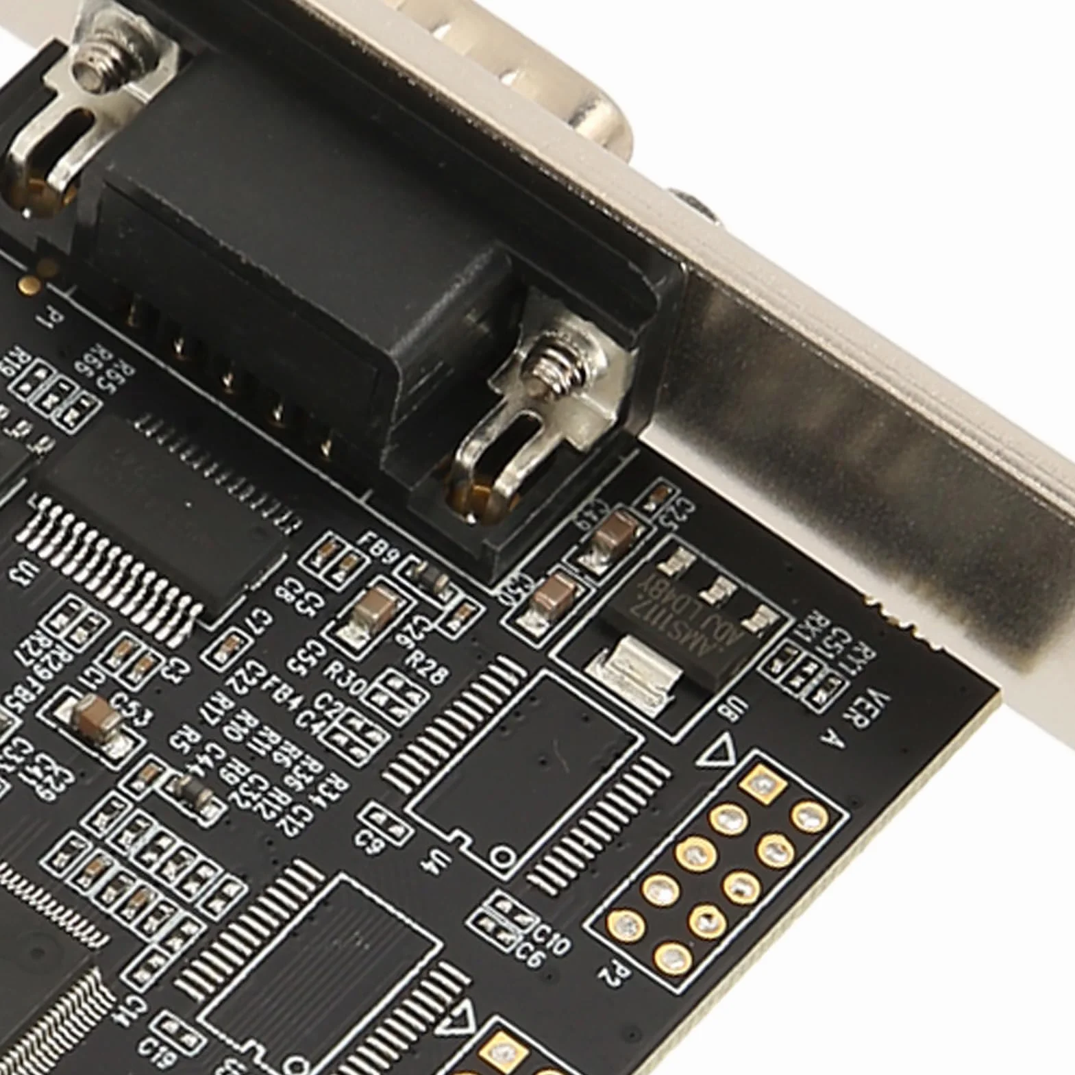 Scheda Adattatore Seriale PCI Express RS232 a 1 Porta, Scheda Controller Host Seriale PCIe RS232, Scheda Adattatore Seriale PCIe X1 a RS232 per DOS Linux