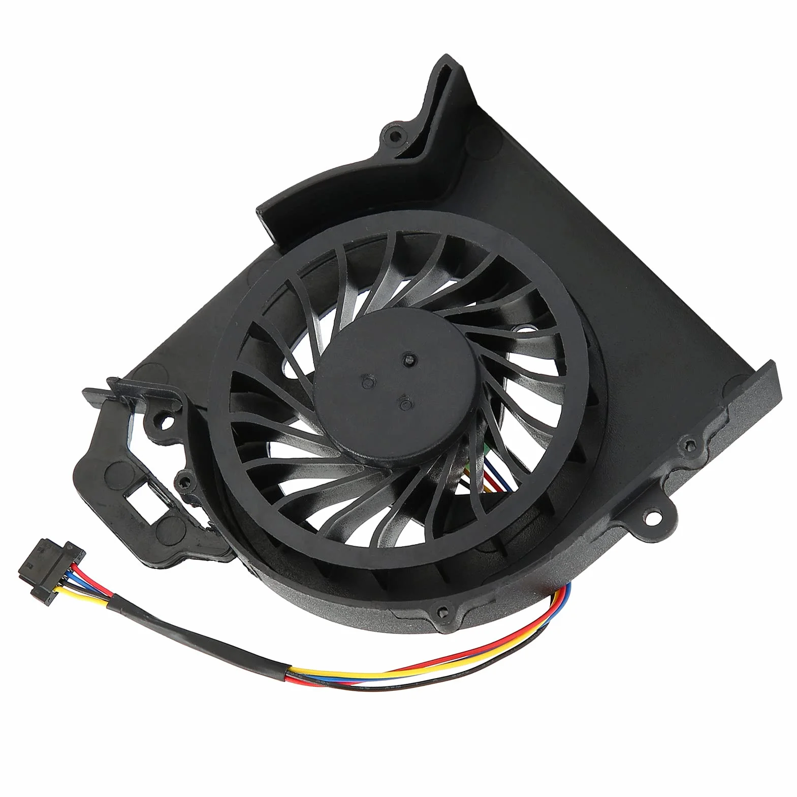 Akozon Ventola di raffreddamento CPU, dissipatore di calore per Pavilion Dv6 – 6000 Dv7 – 6000, potente e durevole, compatibile con muto a 4 pin per laptop con