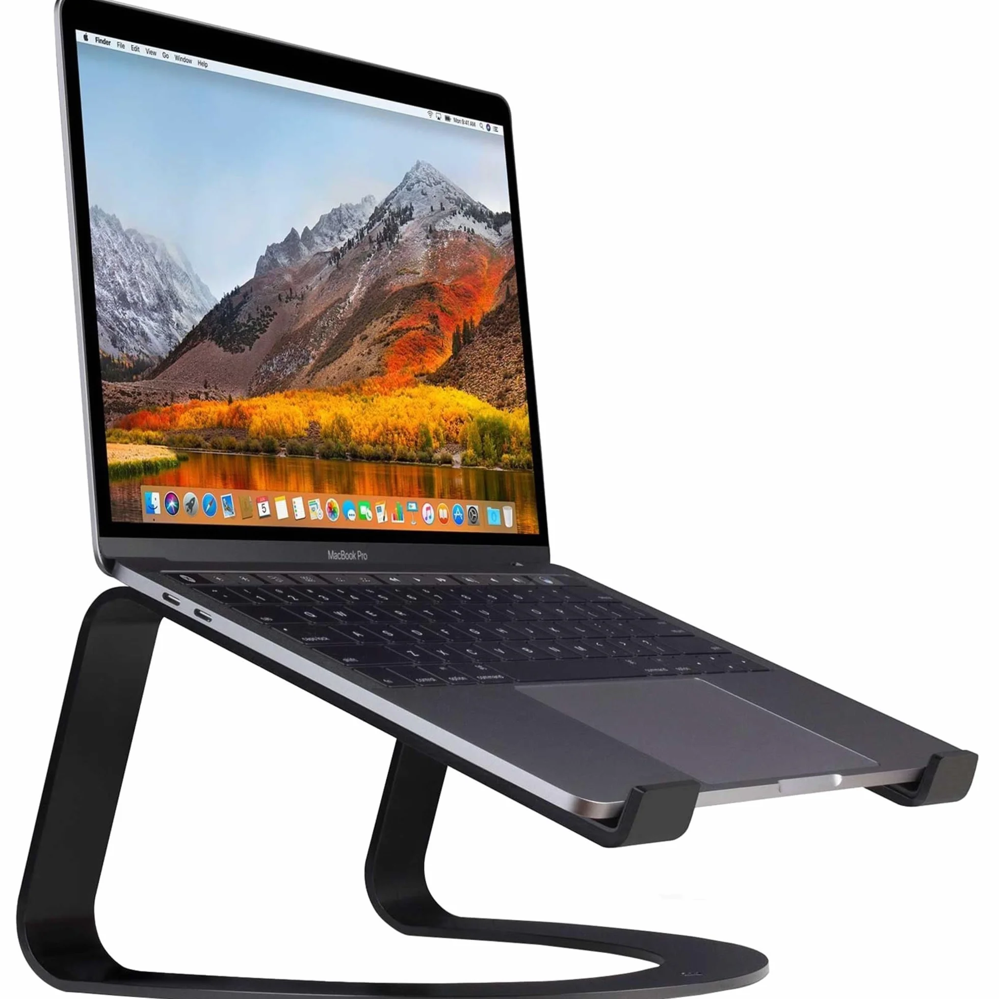 Twelve South Supporto per MacBook Curvo in Alluminio - Nero Opaco