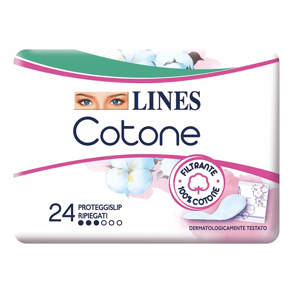 LINES COTONE PROTEGGISLIP 24 sztuk, wkładki na małe przecieki, bawełniane, hipoalergiczne