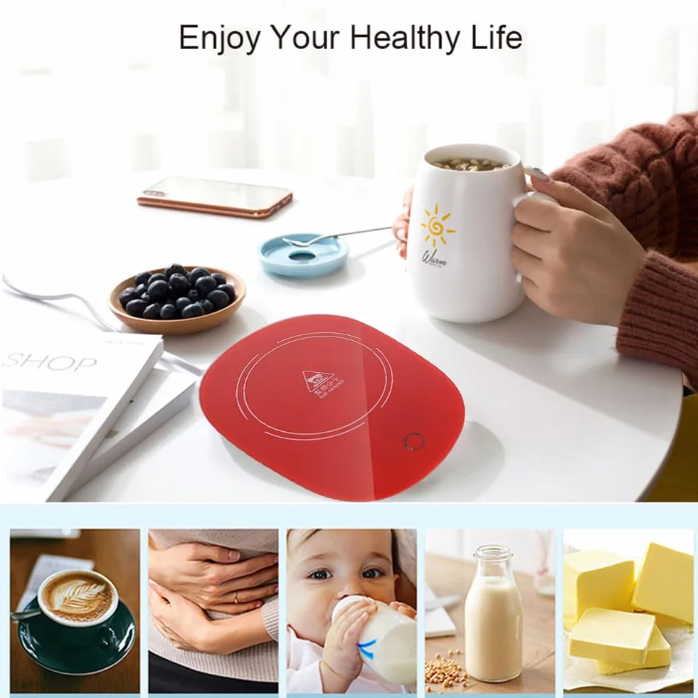 Scalda Tazza USB,Scalda Tazza,Scalda Bevande,Scaldatazze da Caffè,Sottobicchiere Elettrico,Scalda Tazza,Scrivania Beverage Warmer