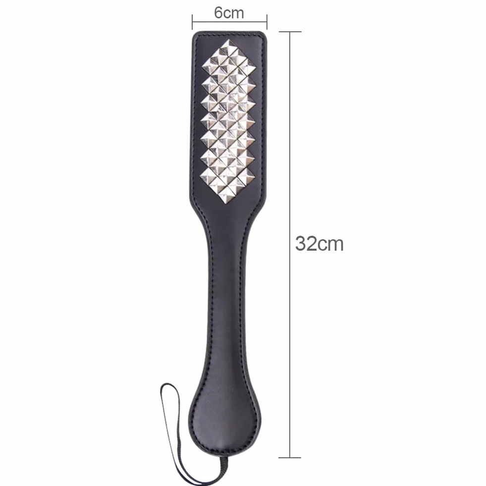 Roluck SM Paddle Flogger in pelle Frusta Cosplay Giocattolo del sesso per coppie