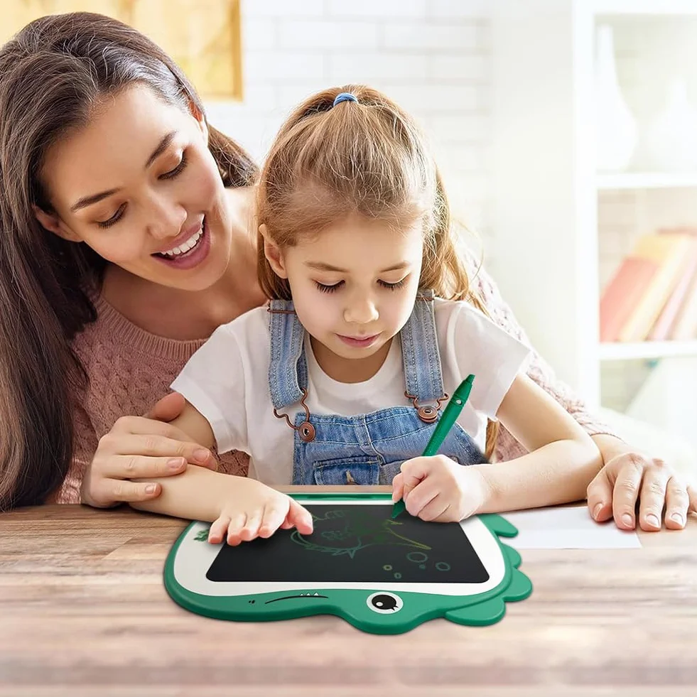 Tablet da Disegno LCD 8,5 Pollici Giocattoli Educativi per Bambini Ragazze Ragazzi 2-3 Anni