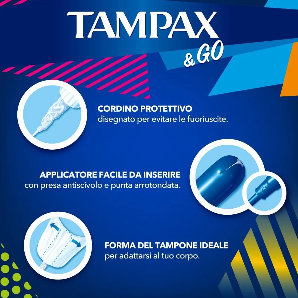 Tampax &Go Super Plus Tamponi x18