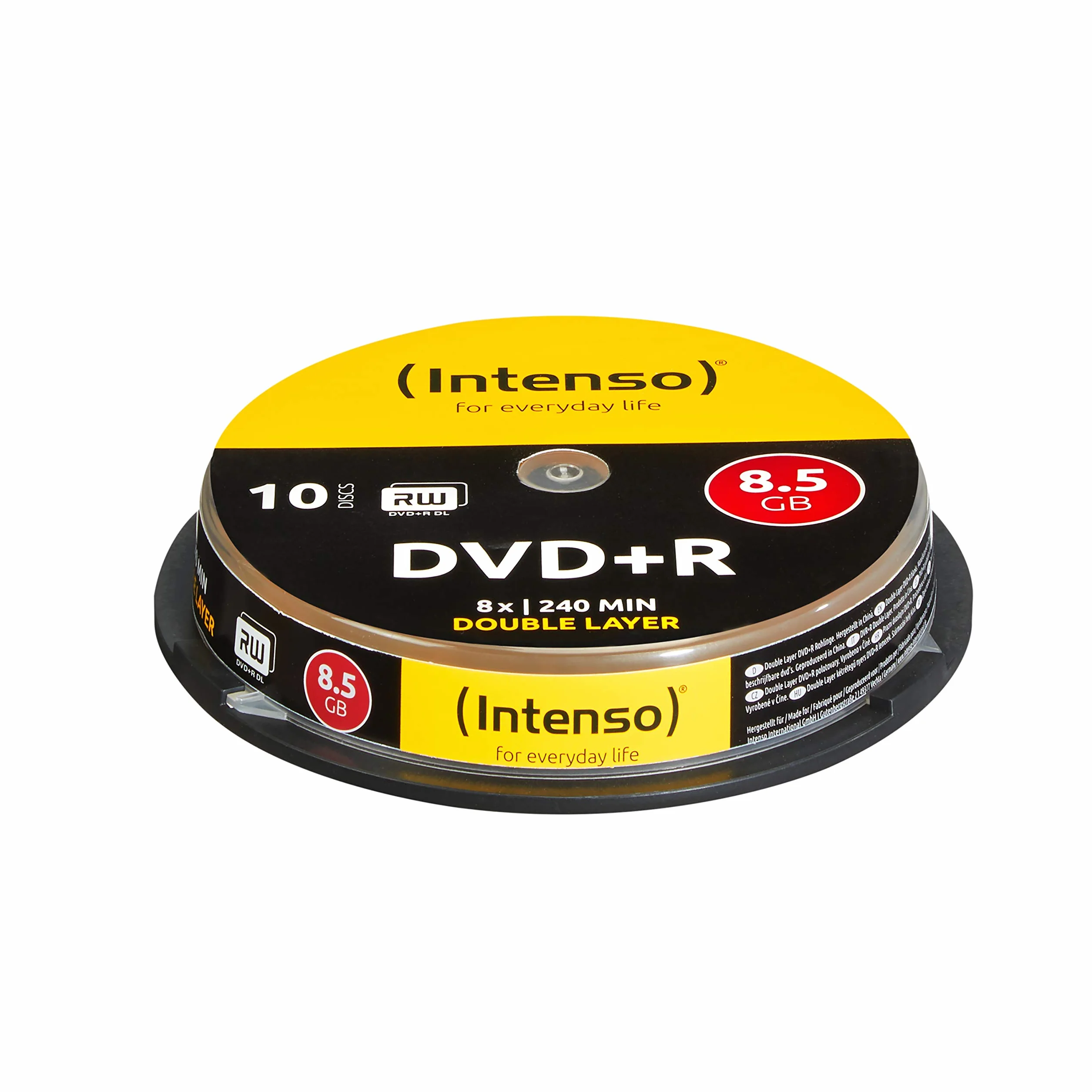 Intenso Dvd+r 8.5GB - Confezione da 10