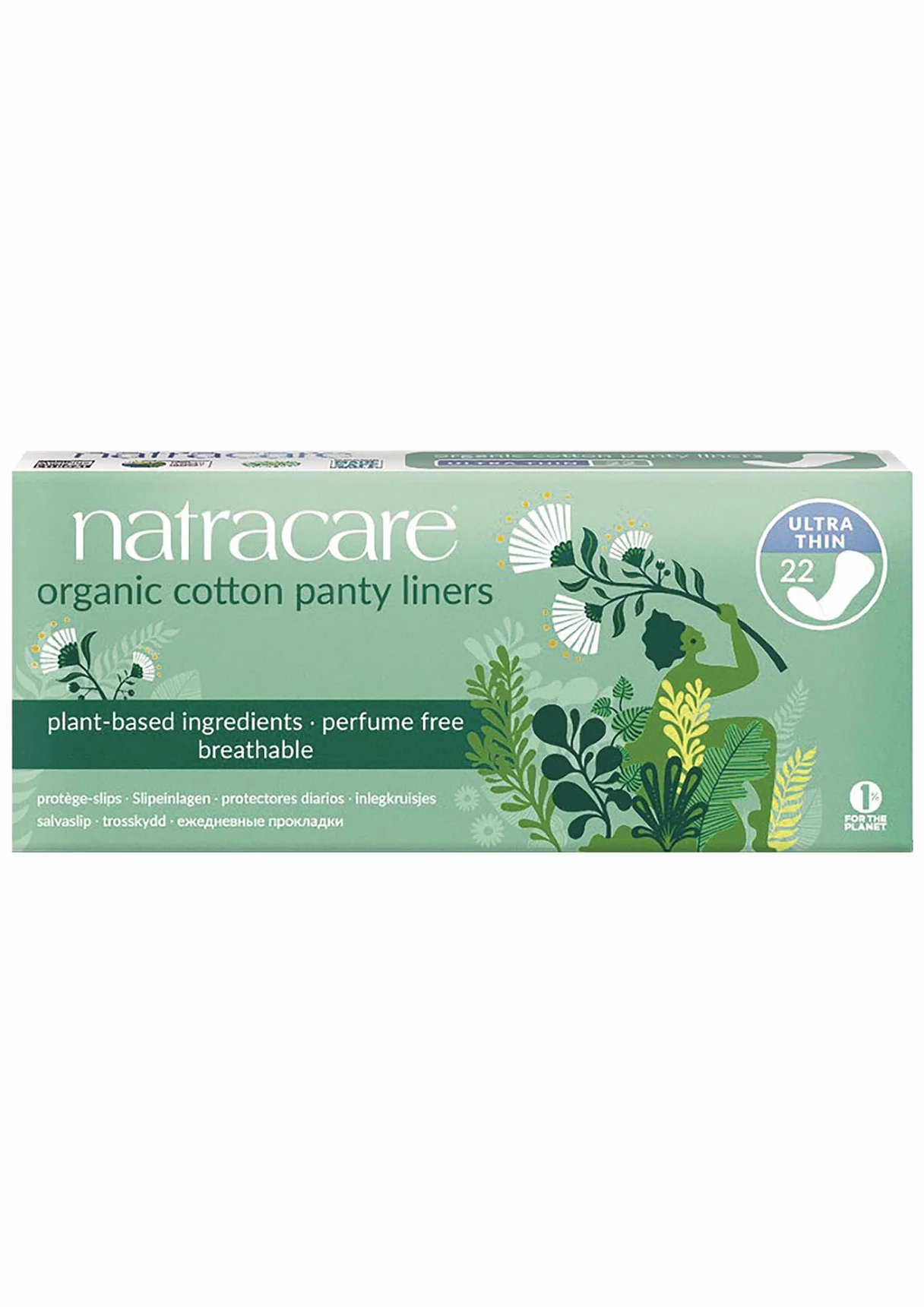 Natracare Protezioni superfine quotidiane Senza plastica 22 pezzi