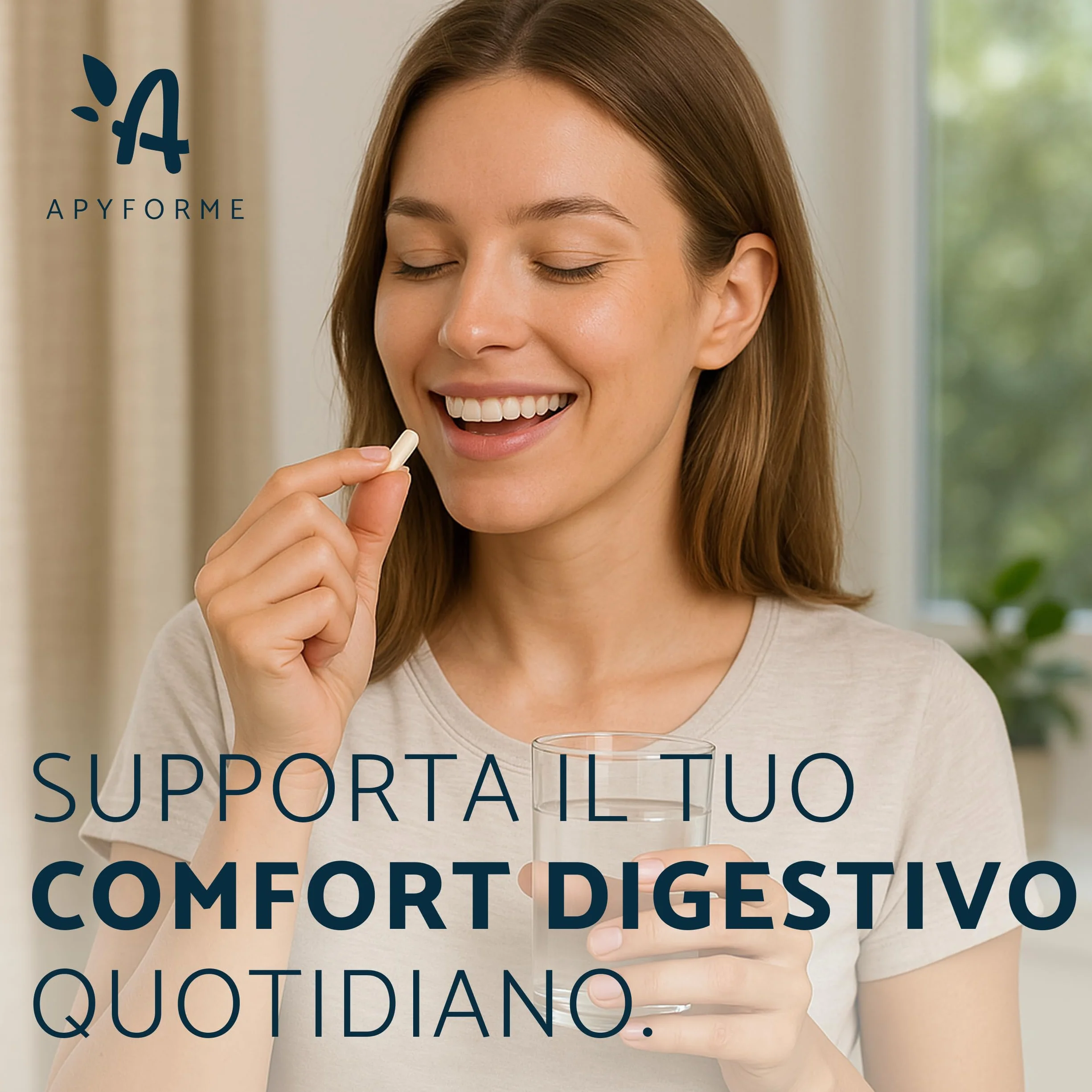 Lactobacillus Gasseri Probiotici 50 Miliardi UFC 60 Capsule Gastroresistenti Apyforme
