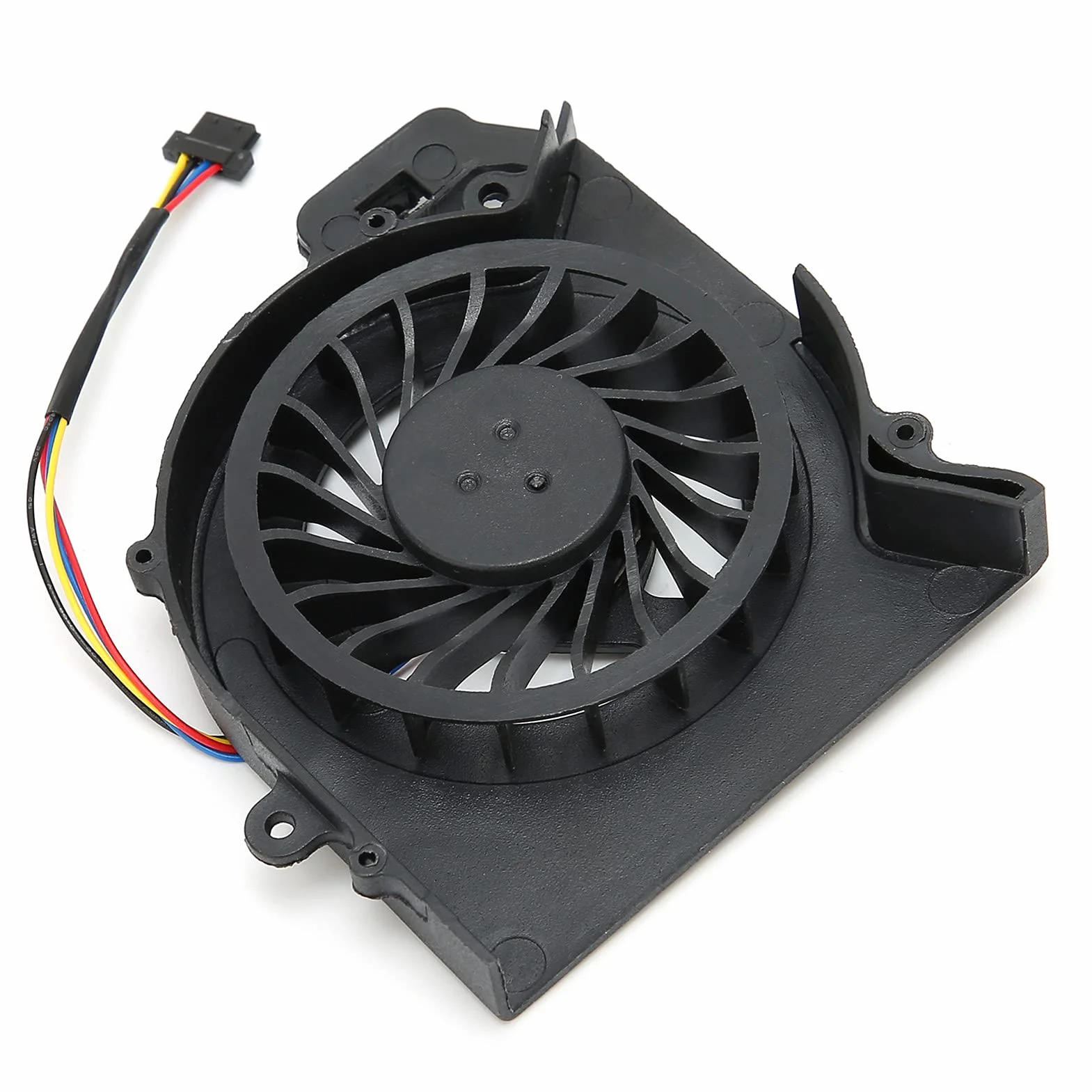Akozon Ventola di raffreddamento CPU, dissipatore di calore per Pavilion Dv6 – 6000 Dv7 – 6000, potente e durevole, compatibile con muto a 4 pin per laptop con