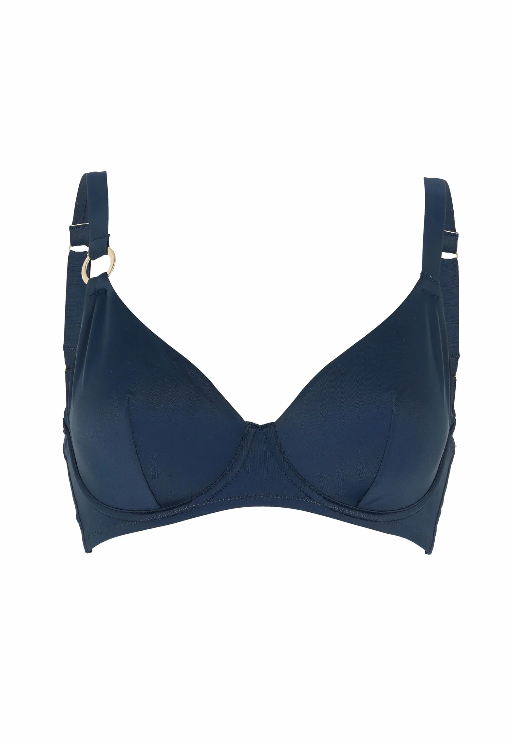 Lovable Reggiseno con Ferretto e Coppe con Apice Alto Microfibra Modellante Rephined Shaping Micro Donna, Blu Scuro 36D