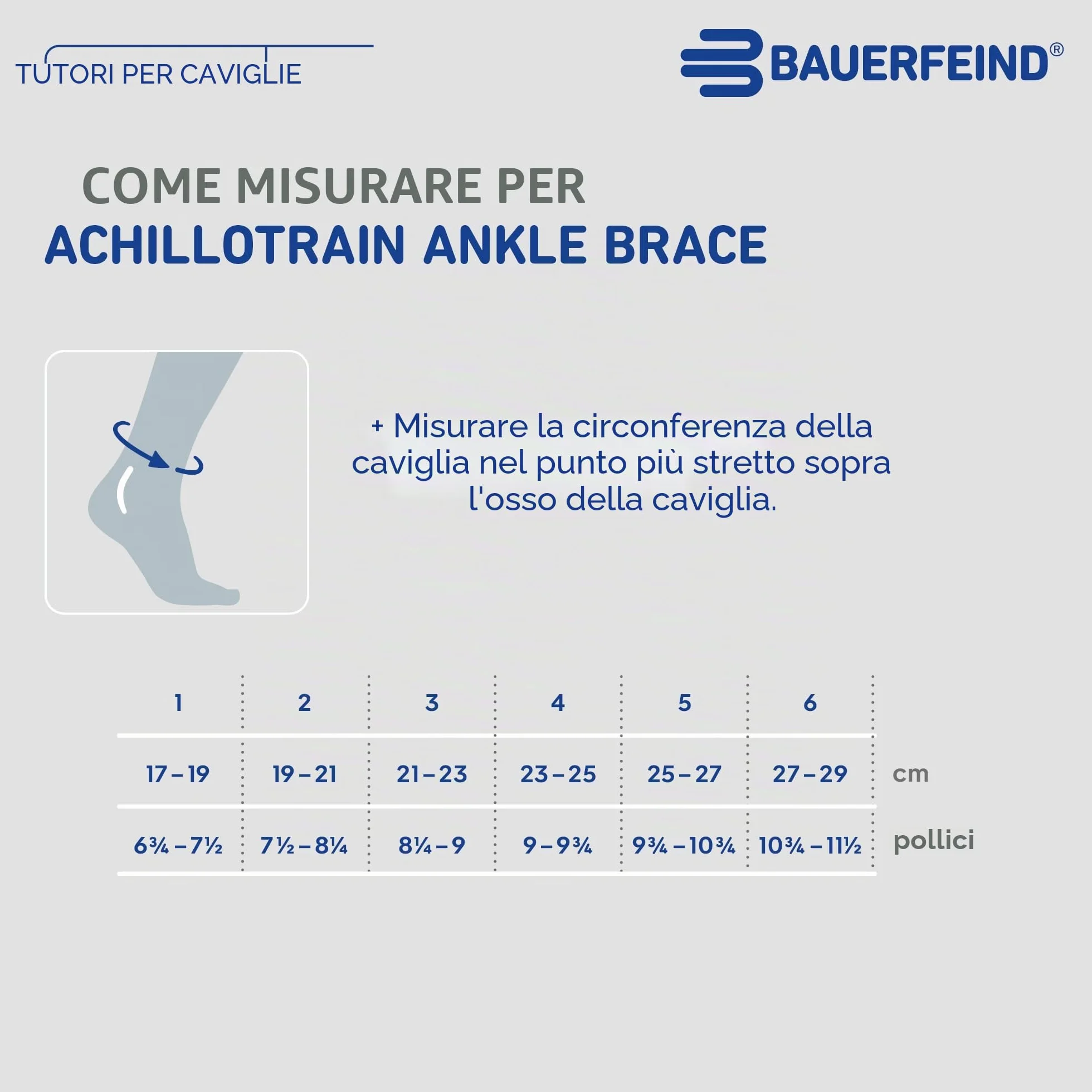 Fascia per tendine d'Achille AchilloTrain Titanio 3