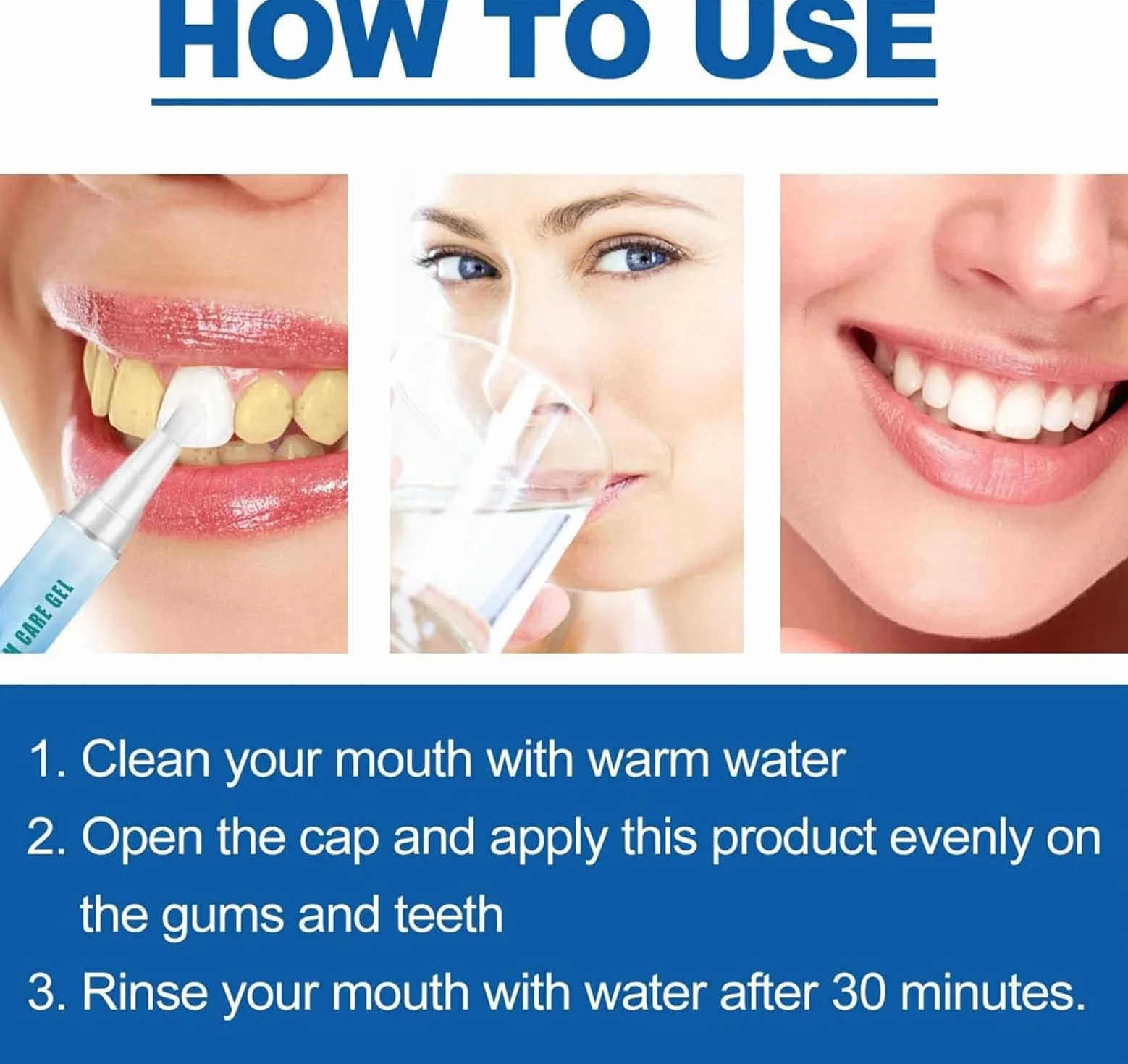 Taileden Gum Therapy Gel per gengive da incasso, gel per la cura delle gengive