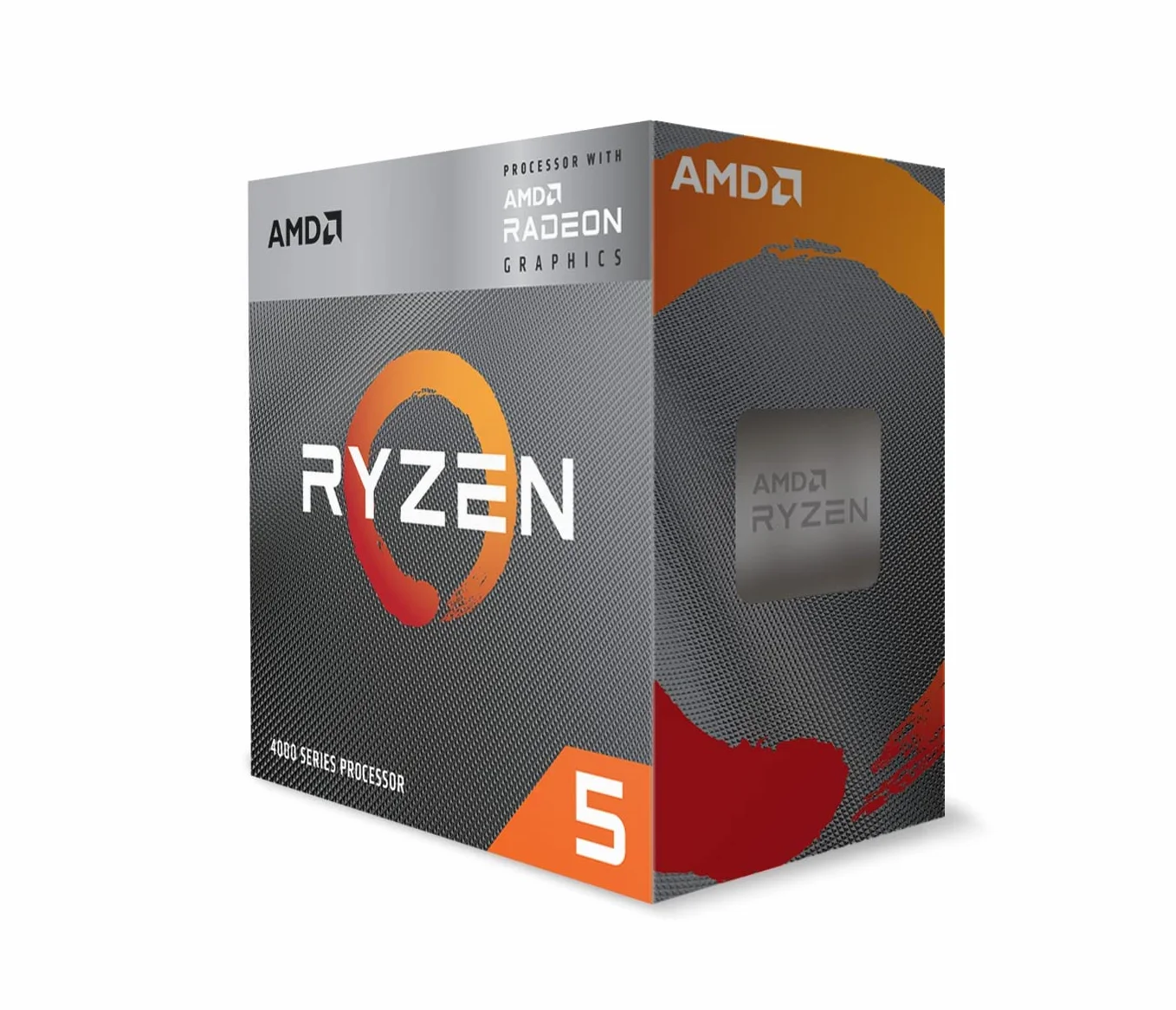 Processore AMD Ryzen 5 4600G (scheda grafica integrata Radeon, 6 cores/12 threads ,65W TDP, 11 MB cache, Boost di Frequenza fino a 4.2 GHz max, dissipatore ad aria "Wraith stealth cooler")