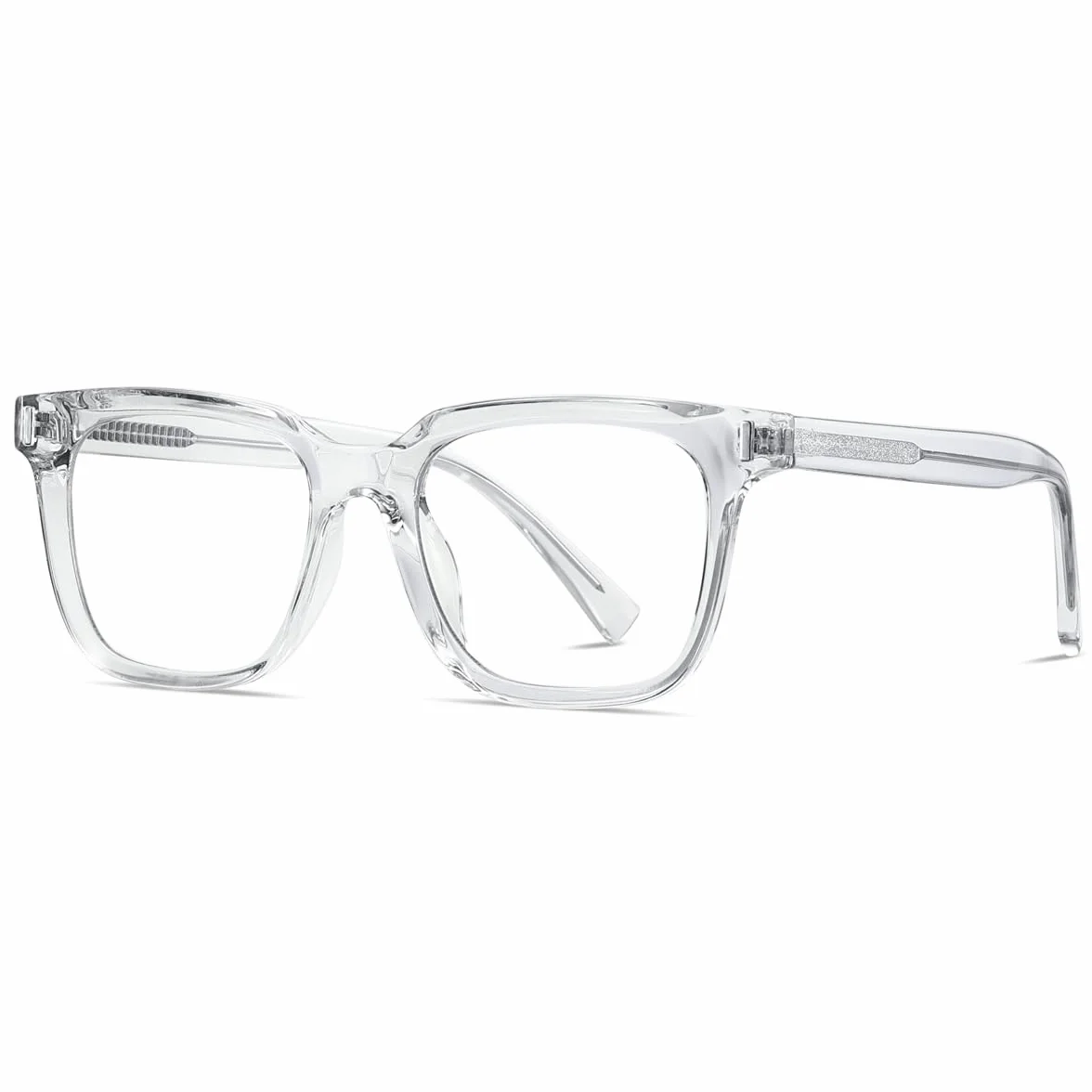 Occhiali blocco luce blu TR90 Square montatura moda per uomo donna