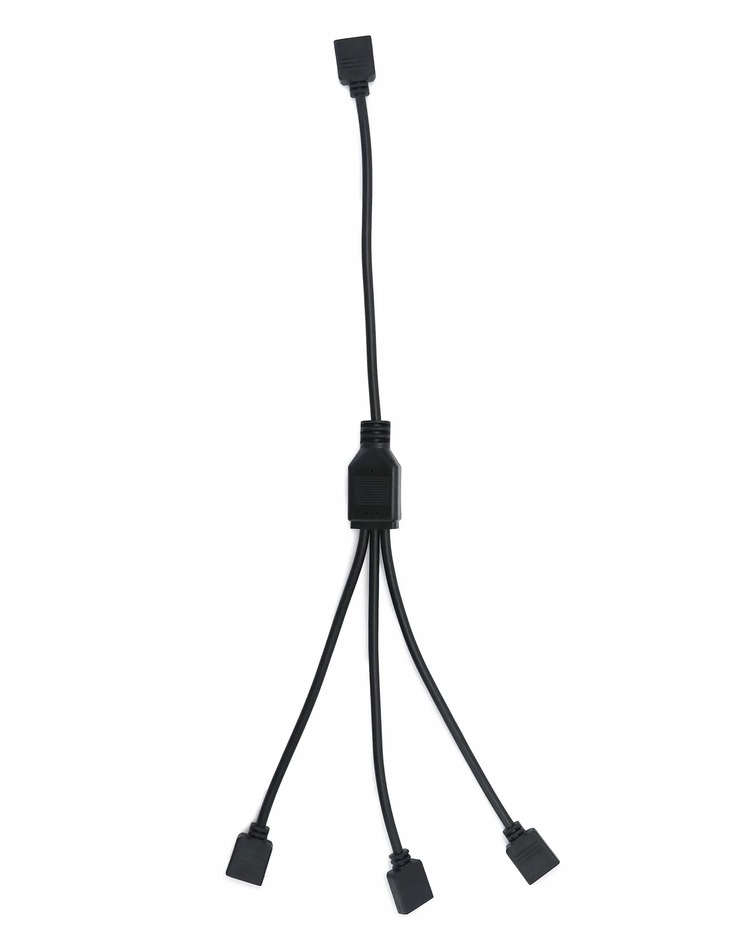 QWORK® Cavo splitter ARGB, 5 V, 3 pin, splitter argb, 1 presa su 3 spine, 30 cm, per dissipatore CPU e ventola ARGB 5 V