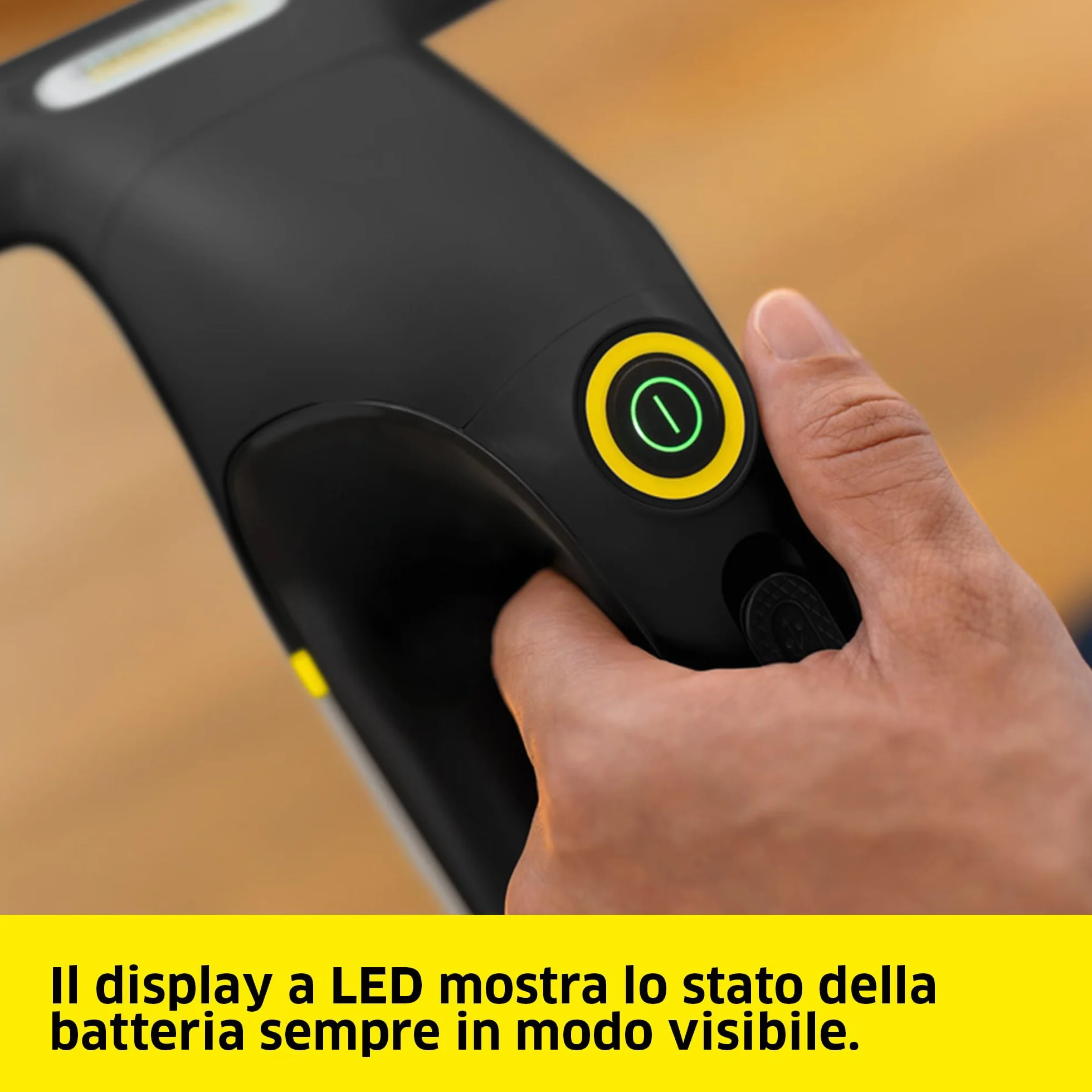 KÄRCHER WV 2 Universal Precision+ Black, lavavetri a batteria 35 min, 120 ml serbatoio