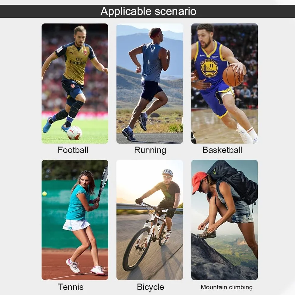 Supporto Coscia Elastico Compressione Tutore Muscolare Fascia Protettiva Sportiva Traspirante 1 Pezzo