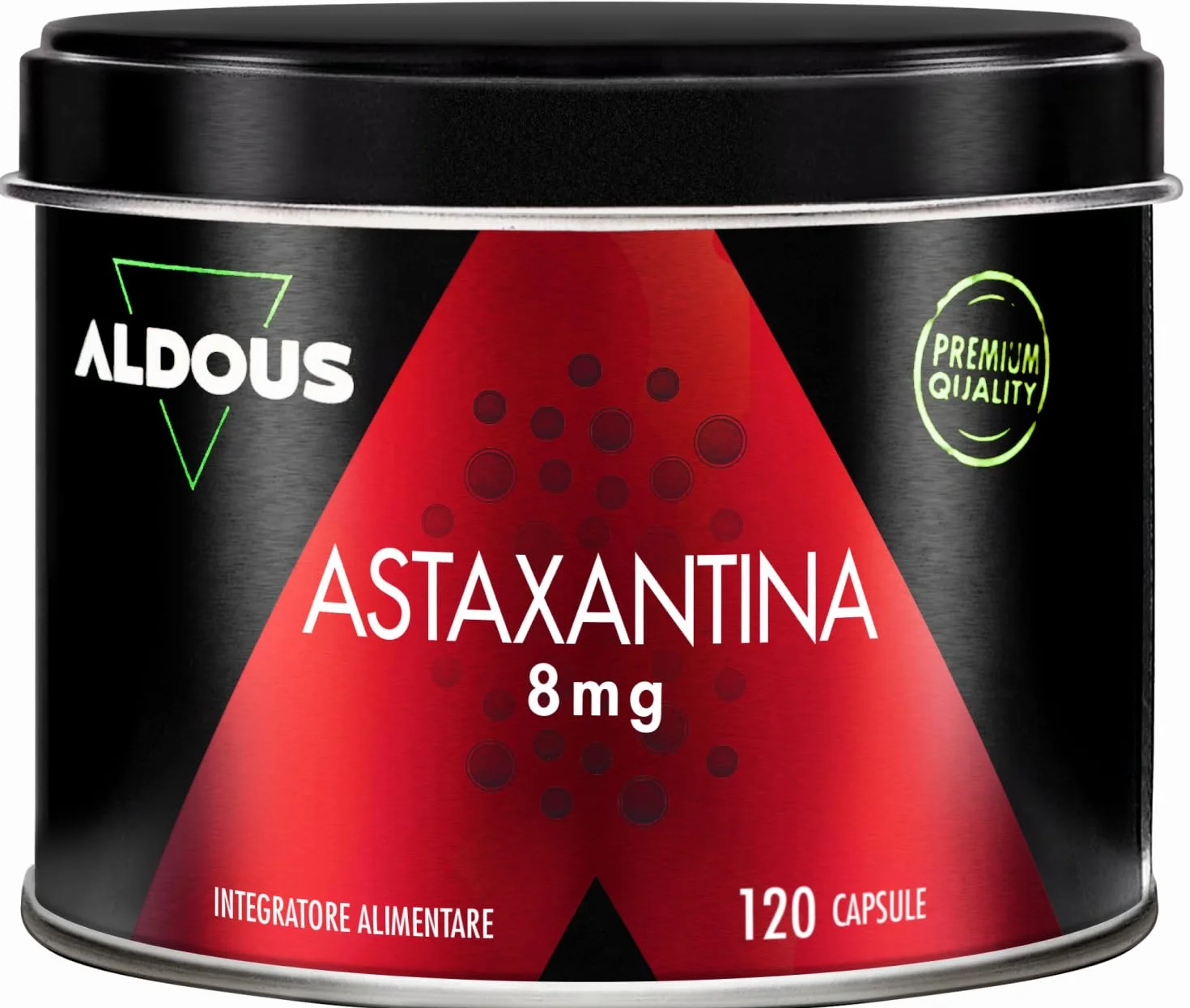 Astaxantina 120 Capsule Morbide 160mg Olio di Astaxantina Naturale Antiossidanti Integratori