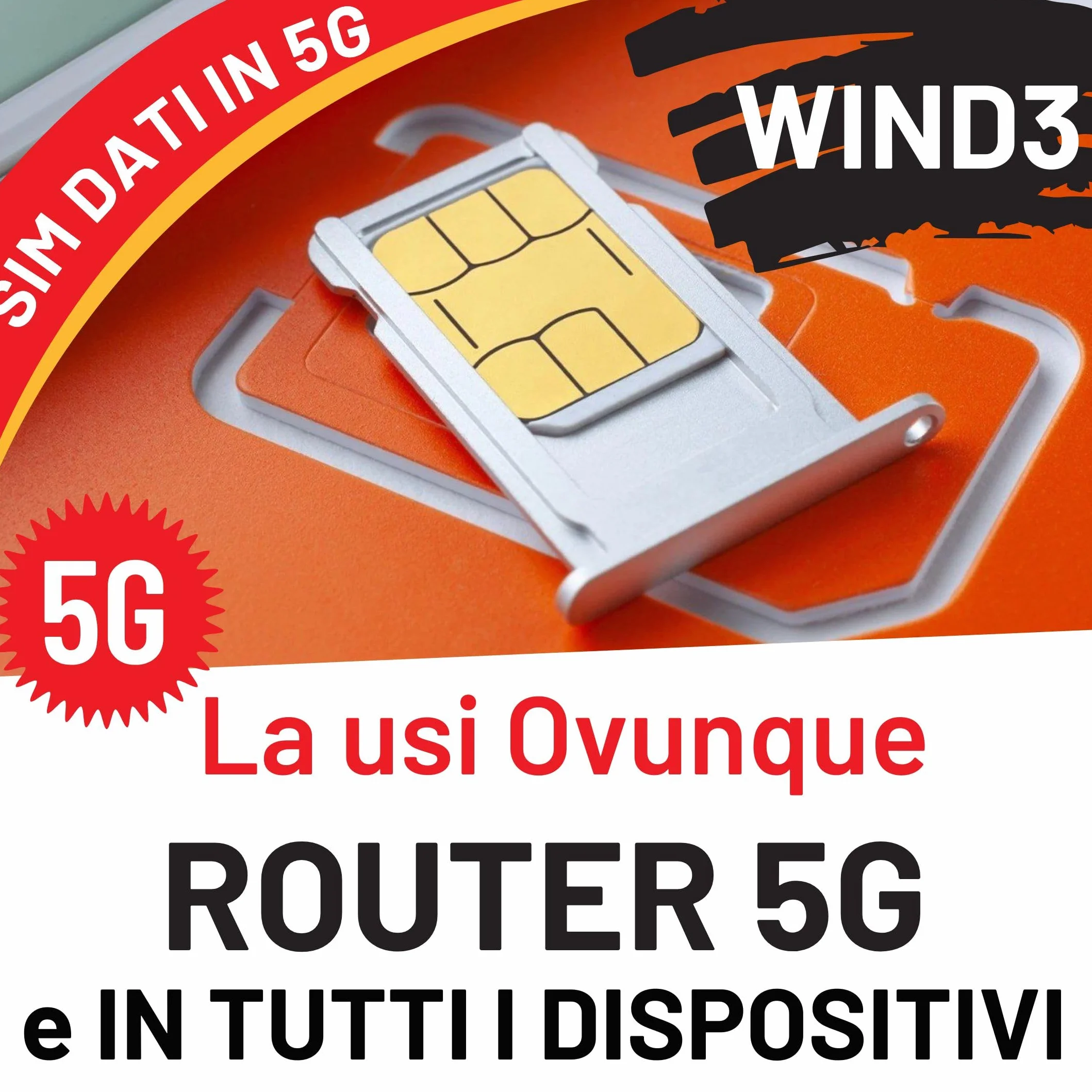 SIM DATI 5G GIGA ILLIMITATI VERI – parti con 100GB di Prova e poi decidi se attivare i Giga illimitati – La Carichi Solo Quando ti Serve – Full Speed Senza Limiti – Hotspot, Streaming & Gaming