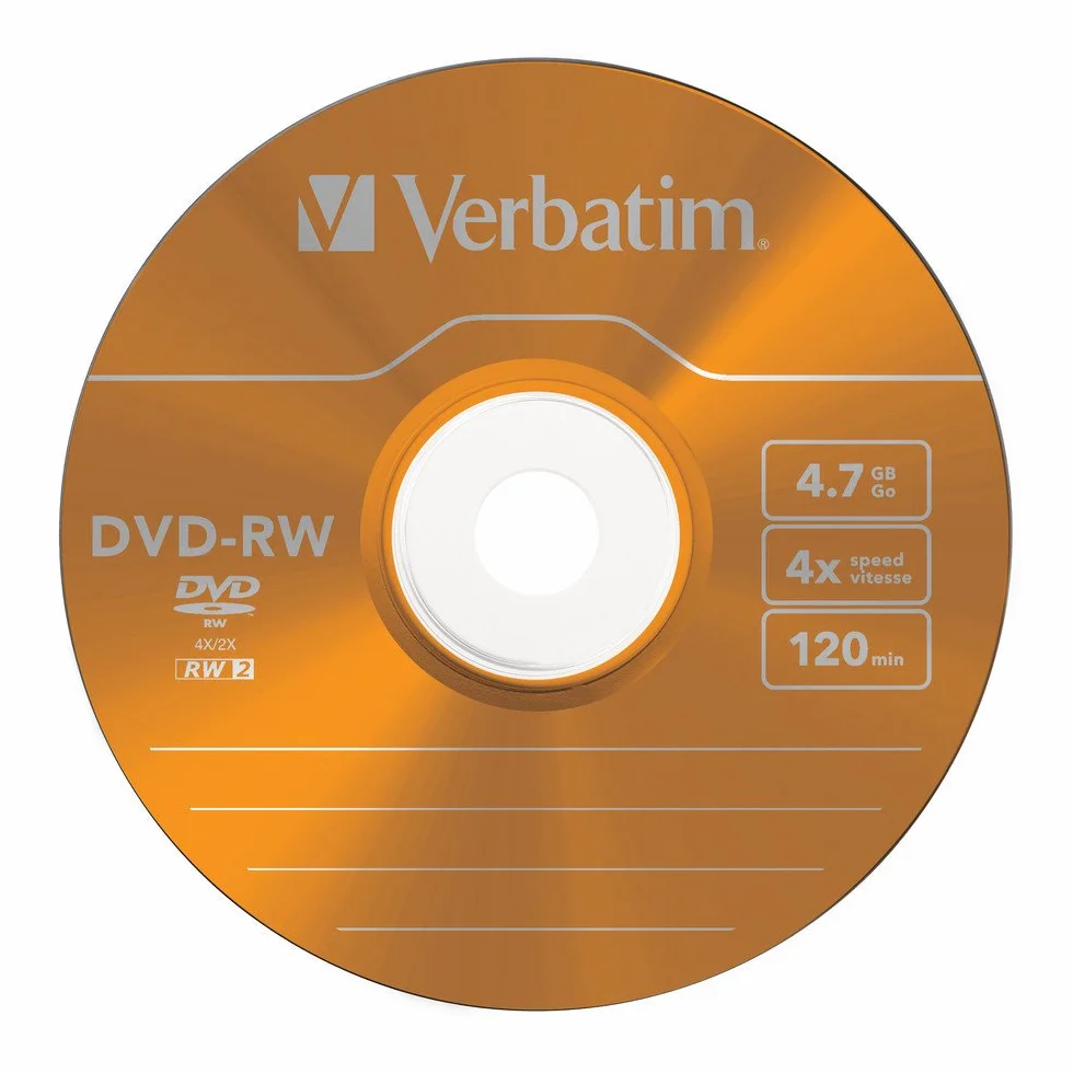 Verbatim DVD-RW 4.7GB - Confezione da 5