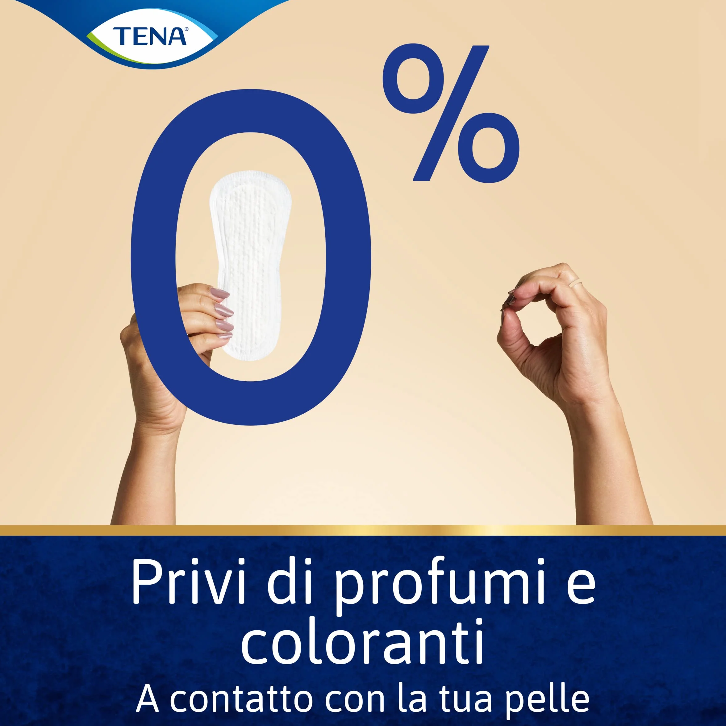 TENA Lights Sensitive Proteggi-slip lungo, pacco scorta mensile, 6x20 pezzi