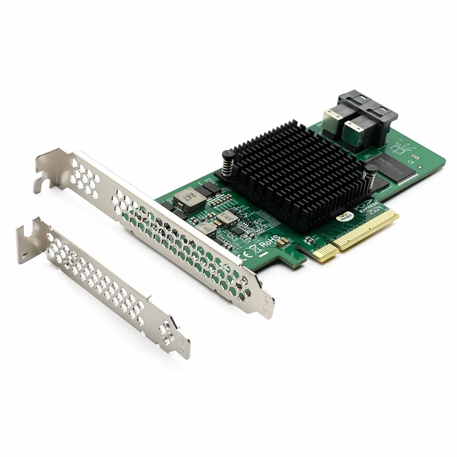 10Gtek 12G Internal PCI-E SAS HBA Controller Card, Broadcom 3008 compatibile con 9300-8I