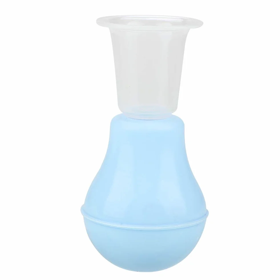 Correttore Capezzoli in Silicone Morbido per Allattamento, Aspirazione Ingrandimento, Capezzoli Piatti Invertiti (Blu)