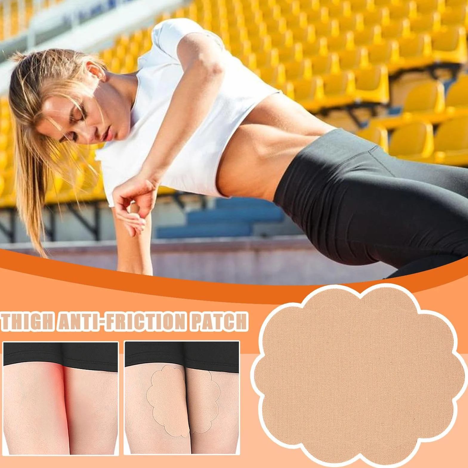 Cerotti Antisfregamento Cosce 10 Pezzi Fascie Ultra Resistenti Adesivi Invisibili Anti-Traspirazione Donna Uomo