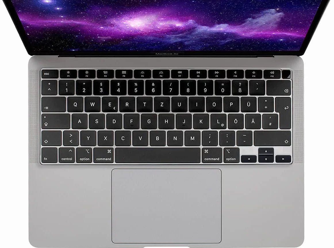 MyGadget Copritastiera compatibile con Apple MacBook Air 13 Pollici (Dal 2020 M1) - Protezione Tastiera Silicone - Skin Trasparente