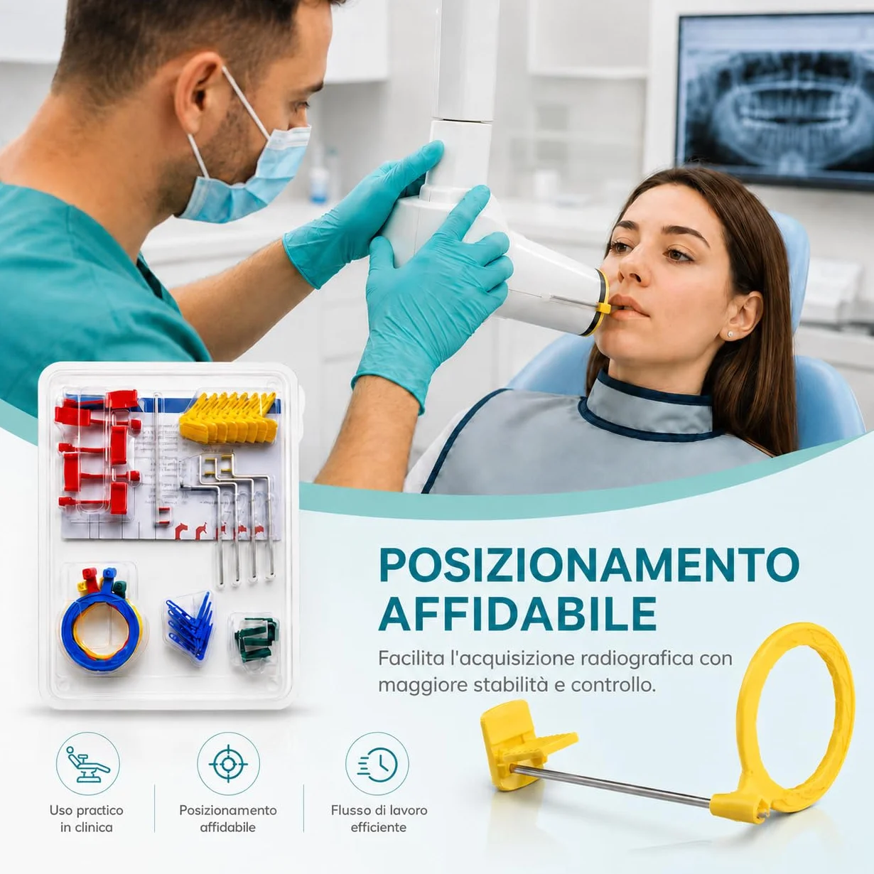 FPS 3000 XCP Sistema di posizionamento raggi X dentali completo intraorale
