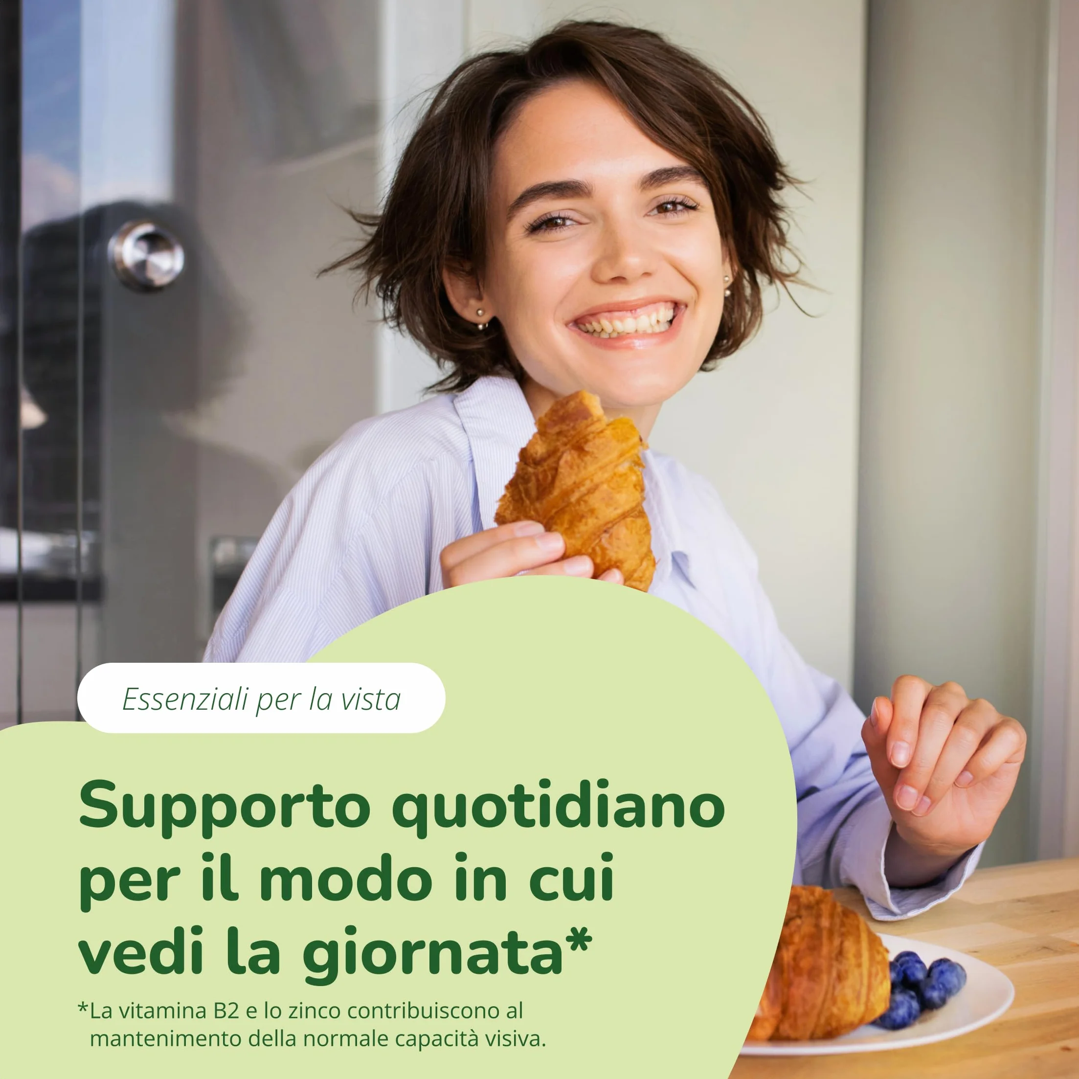 Vegavero Integratore OCCHI 120 capsule Luteina Zeaxantina Mirtillo Nero Vitamina A B2 Zinco Salute VISTA Vegan
