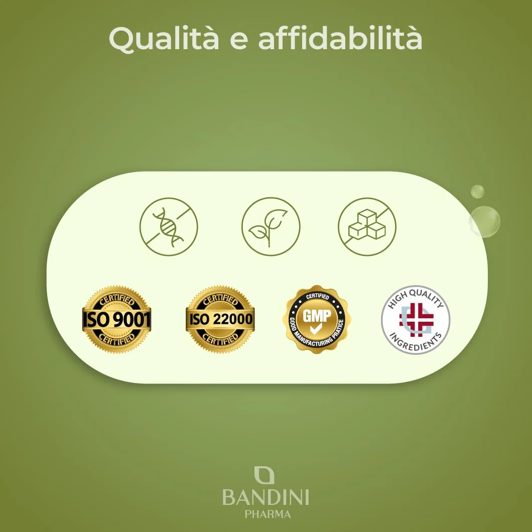 Bandini NAD+ Liposomiale 120 Capsule Vegane 1100mg per dose Anti-Age Energia Cellulare No OGM