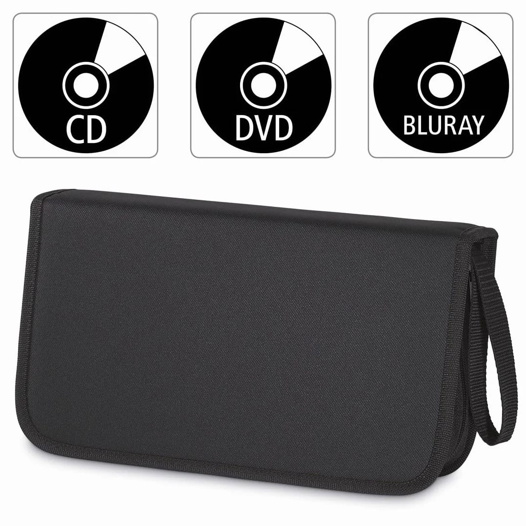Hama custodia CD per 104 CD / DVD / Blu-ray, nero
