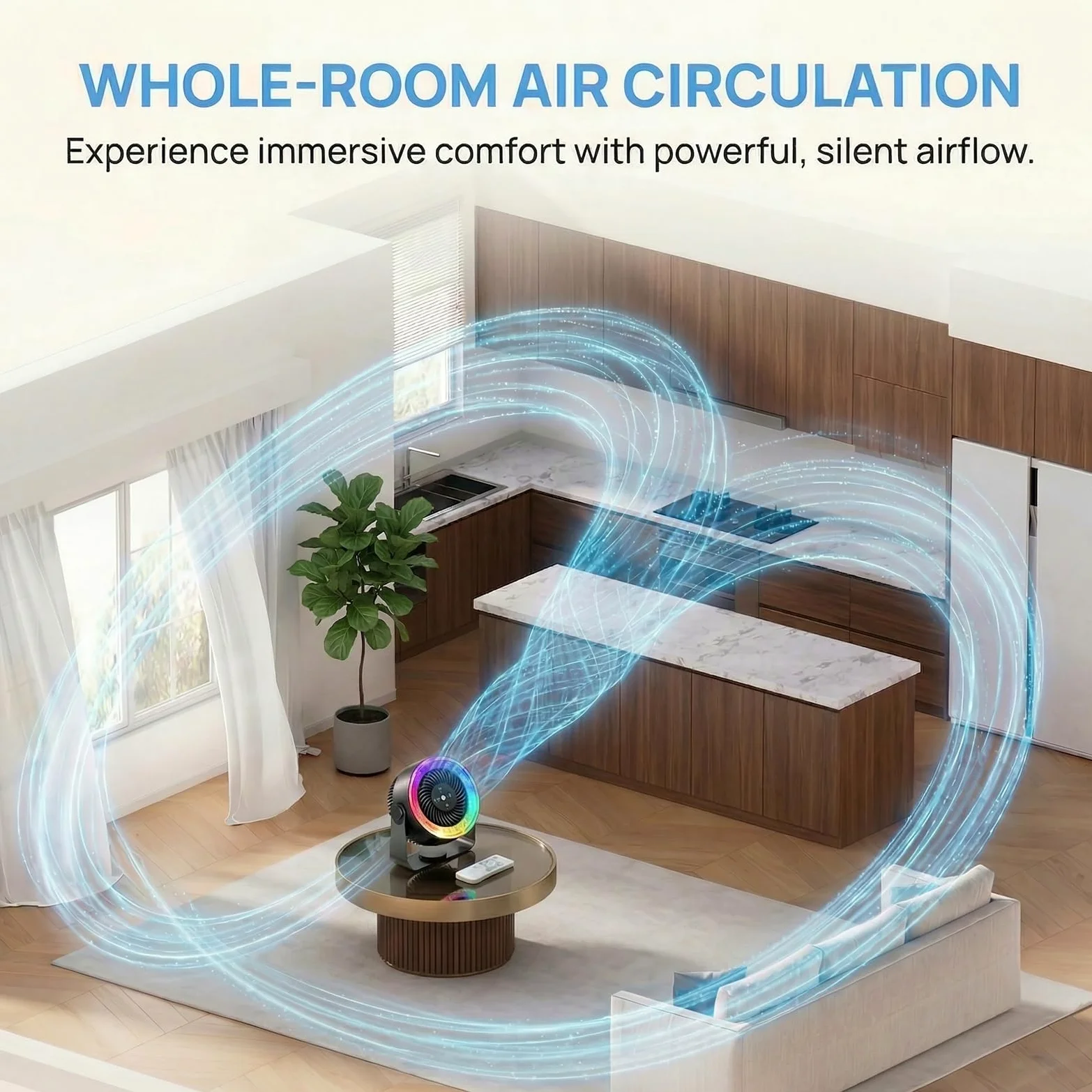 Mini ventilatore portatile, portatile, elettrico, ricaricabile tramite USB, circolatore d'aria da scrivania, ventilatore personale per il raffreddamento di interni, casa, dormitorio, ufficio