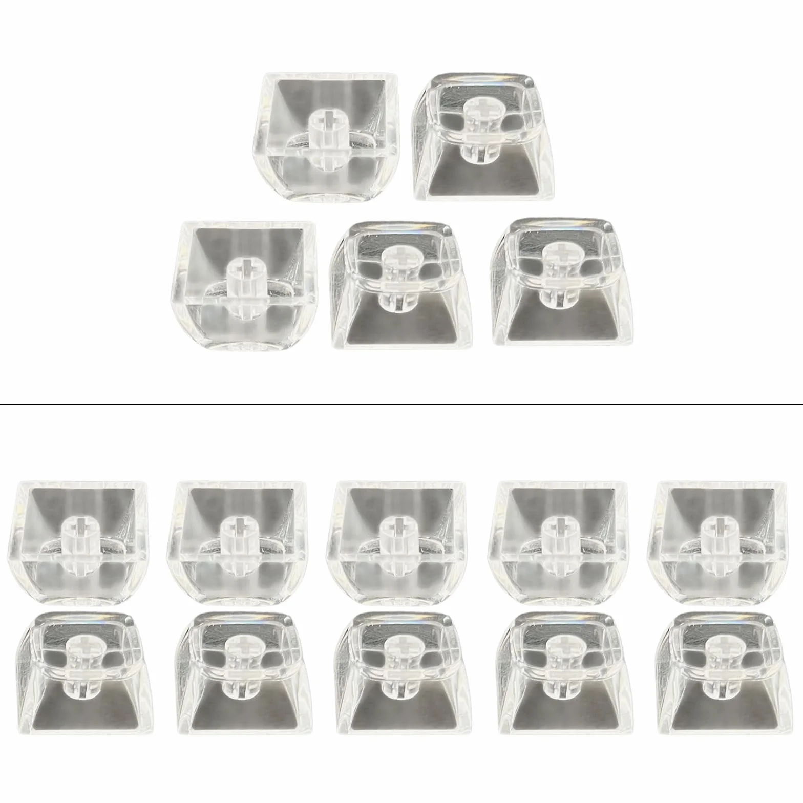 5/10PCS 1U Size Keycaps Trasparentemente Con Retroilluminato XDA Altezza Per Comodo Kechanical Tastiera Makeover Keycap Set Keycap Kit Sostituzione