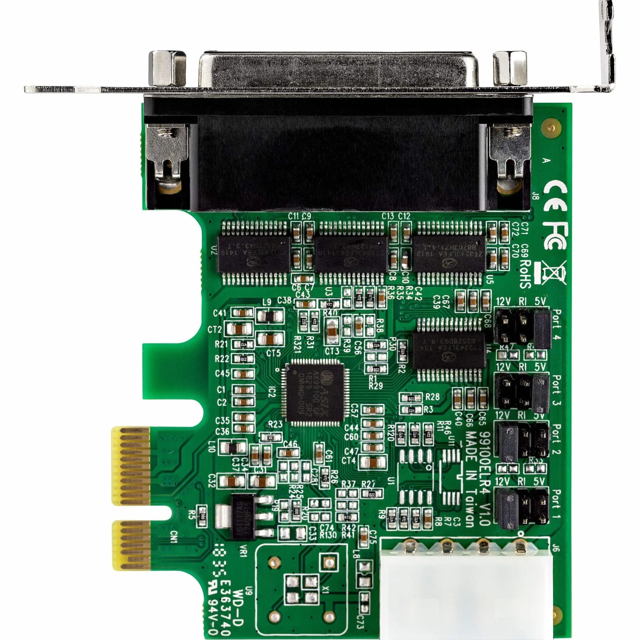 SCHEDA SERIALE PCIE A 4X RS232