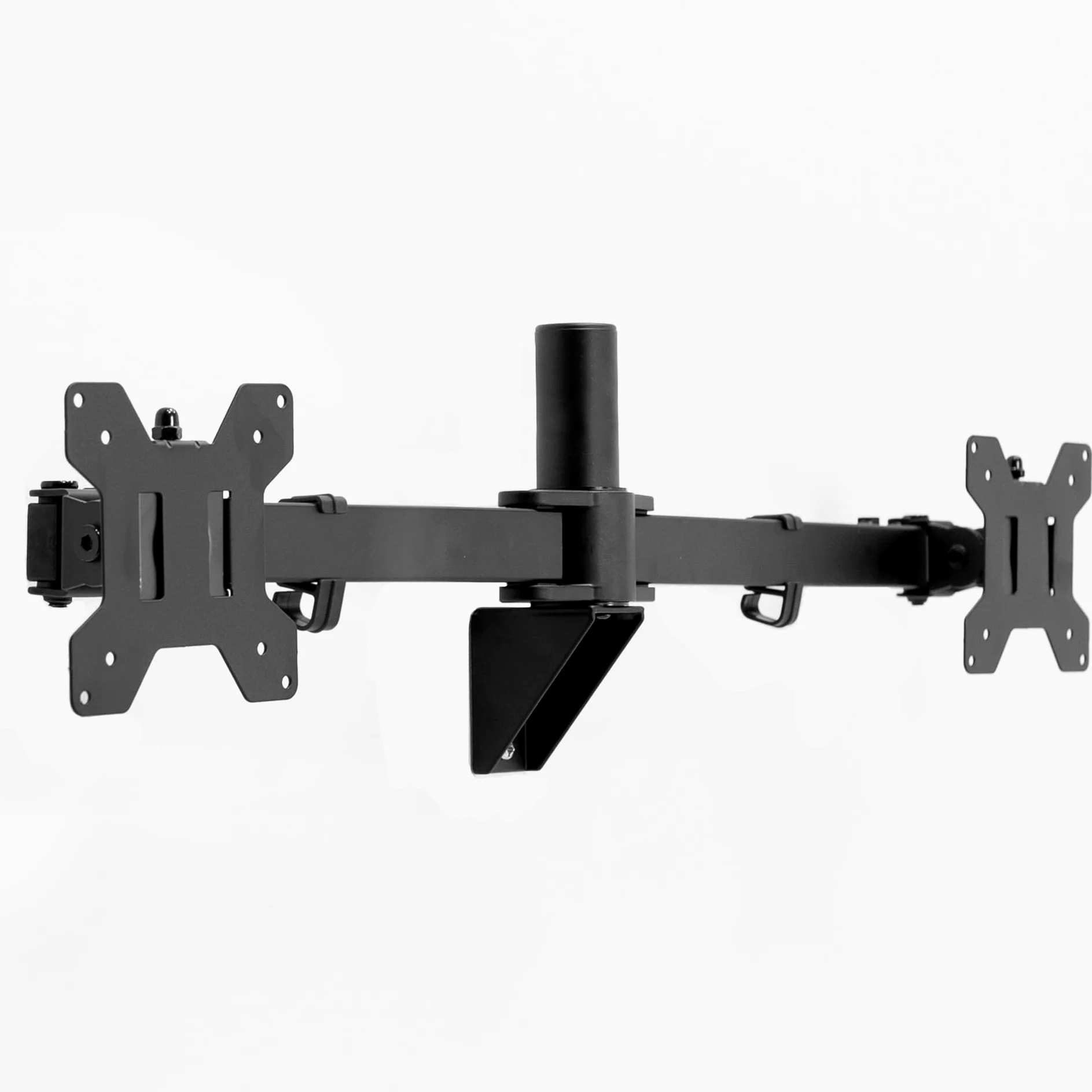 VIVO MOUNT-TS38B - Supporto da parete per monitor LCD LED da 27 a 38", resistente, bracci telescopici, montaggio a parete, adatto a 2 schermi, colore: nero