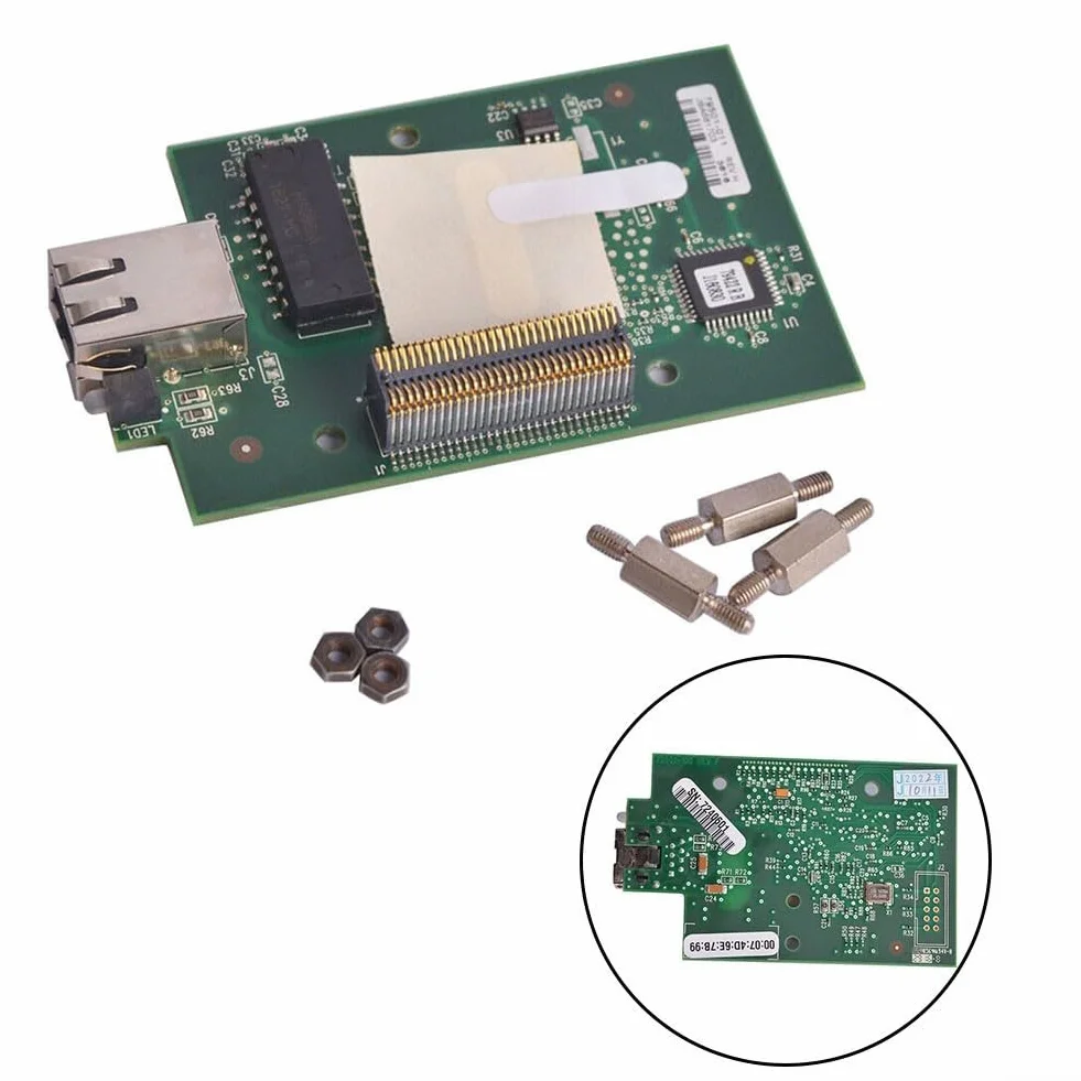 Scheda di rete per stampante di etichette Zebra ZM400 ZM600, modulo server di stampa Ethernet interno 79823 79501-011, adattatore LAN integrato di ricambio
