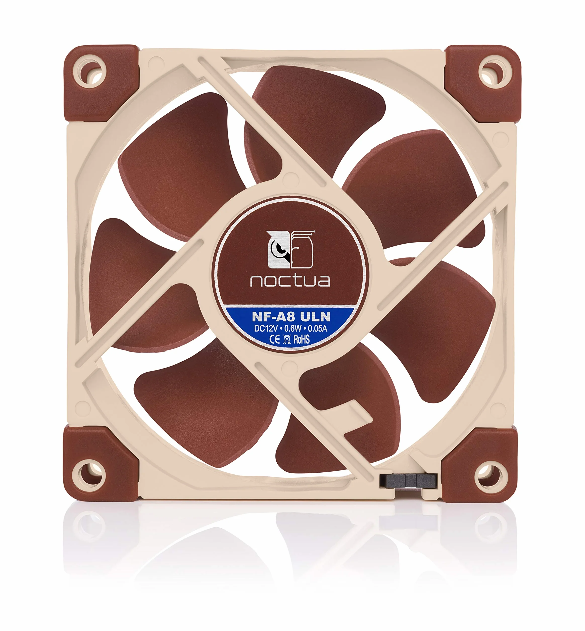 Noctua NF-A8 ULN Ventola Ultra Silenziosa 80 mm 3-Pin Marrone