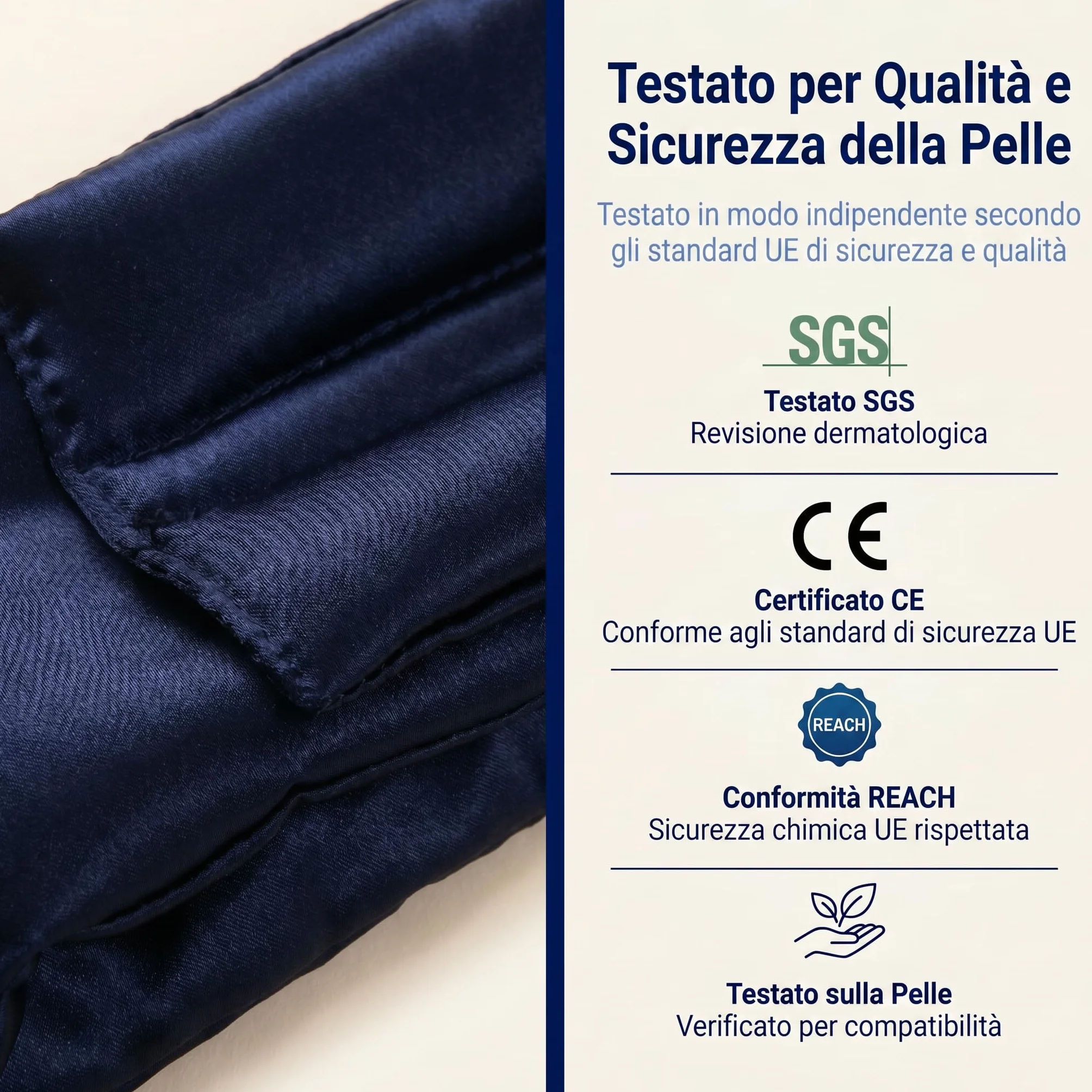 Mascherina in Seta per Dormire Donna Uomo Counting Sheep Seta di Gelso Morbida 100% Oscurante Leggera Regolabile Ipoallergenica