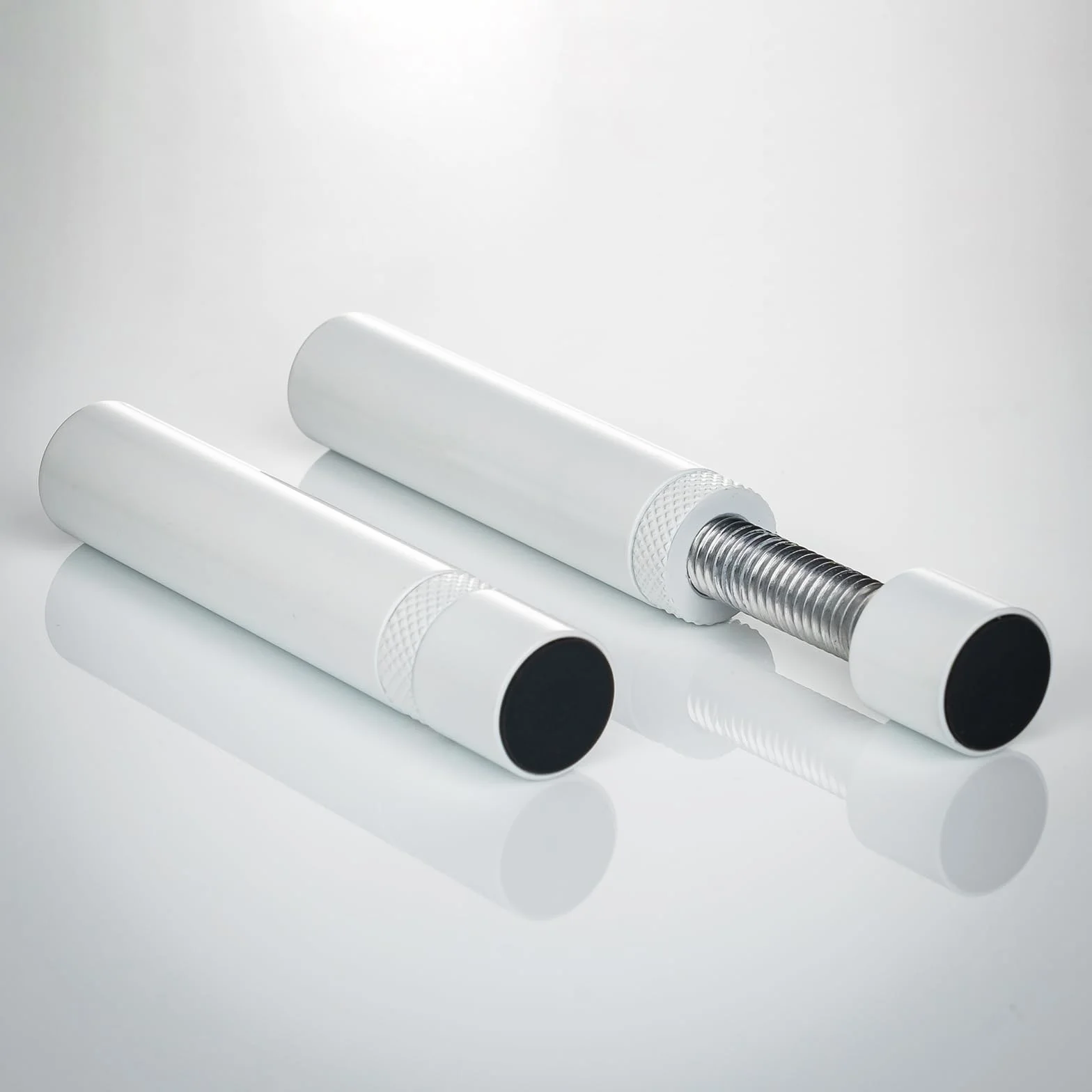 Supporto Scheda Video, Supporto Scheda Grafica GPU, Supporto GPU, Alluminio aerospaziale anodizzato, bianco, L/74mm-120mm