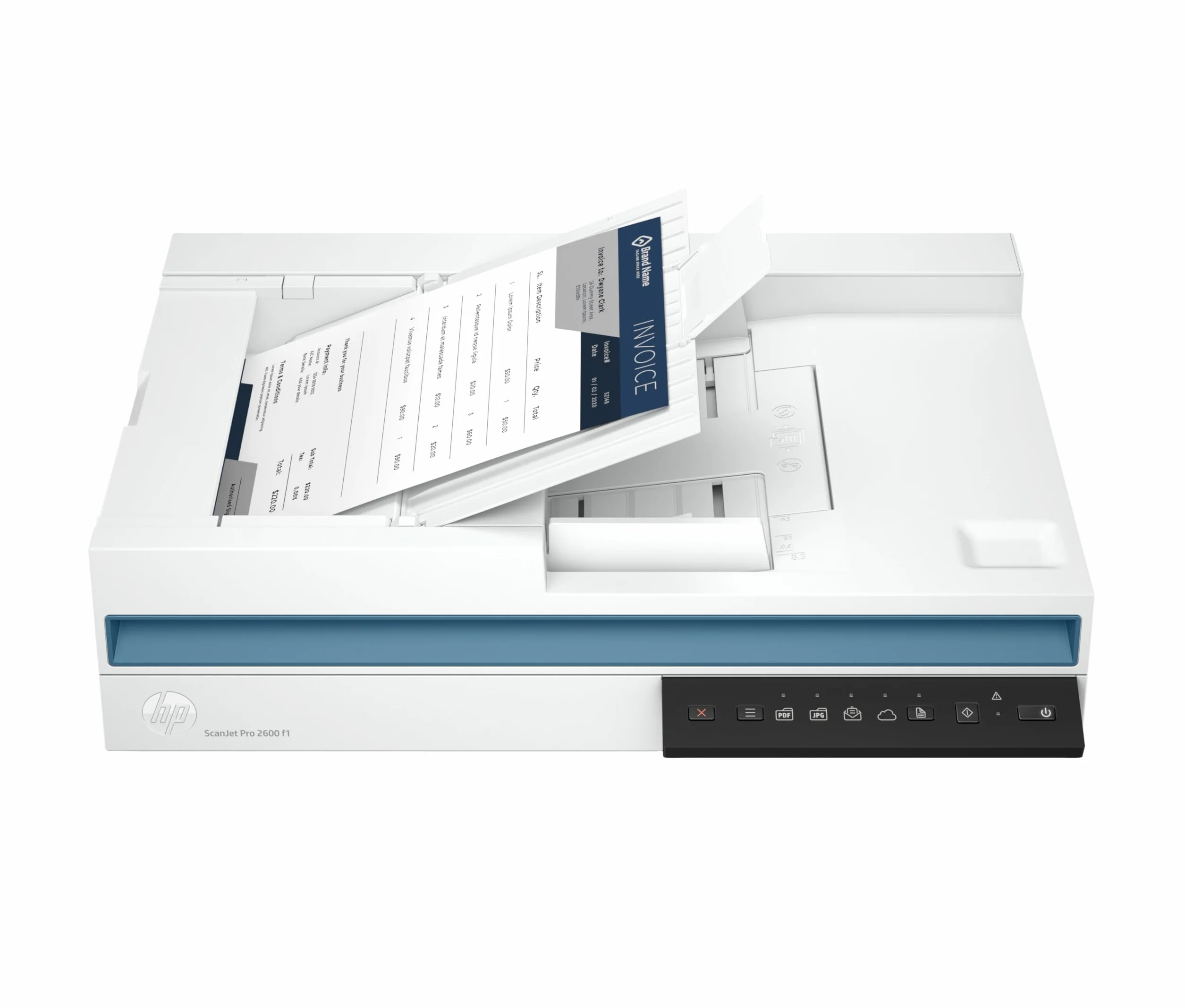 HP Scanjet Pro 2600 f1 Scanner a Superficie Piana ADF Fronte/Retro 1200 dpi USB Bianco