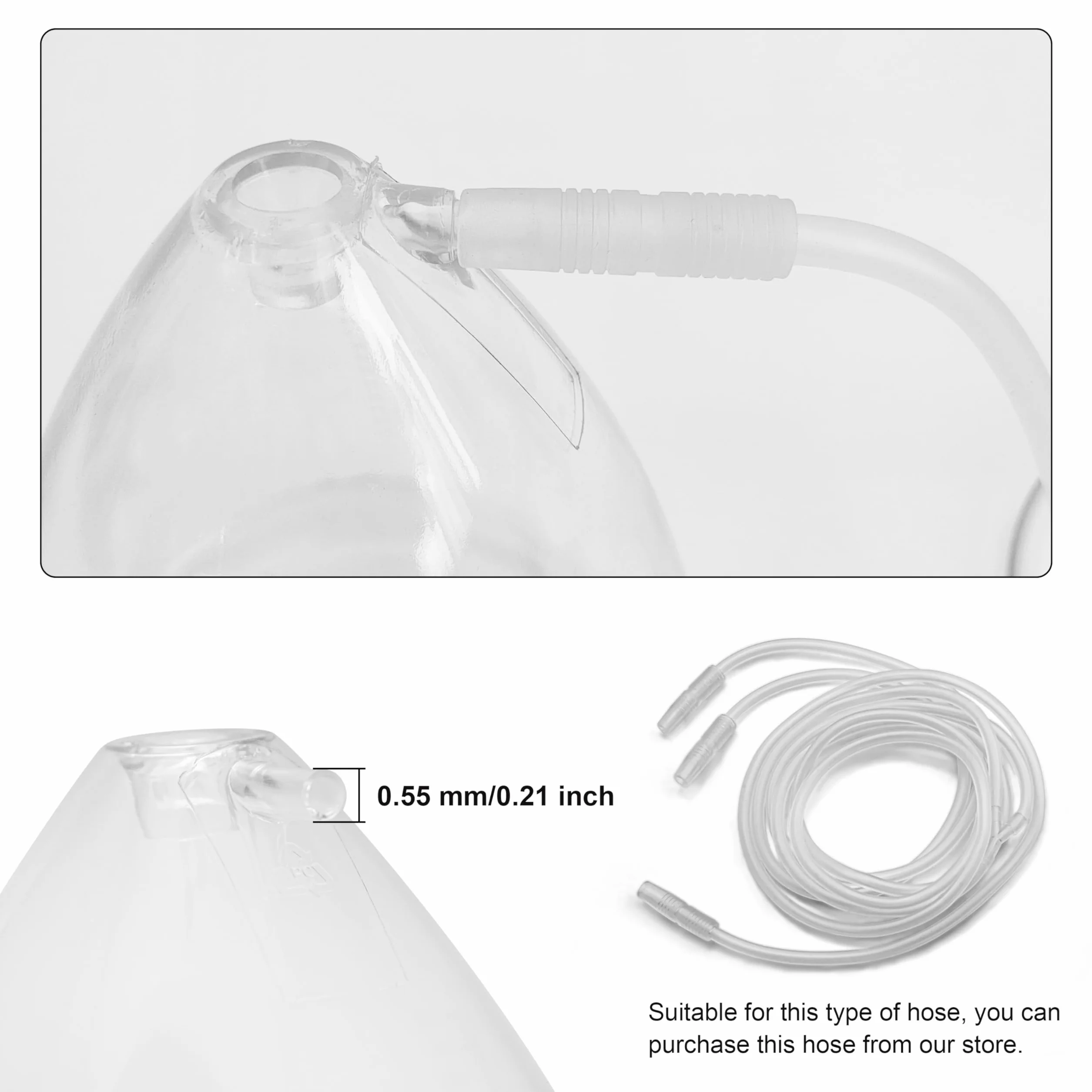 Elitzia ETSL0004 Cup 70 80 90 110 Accessori per Pompa Vuoto Seno Lifting