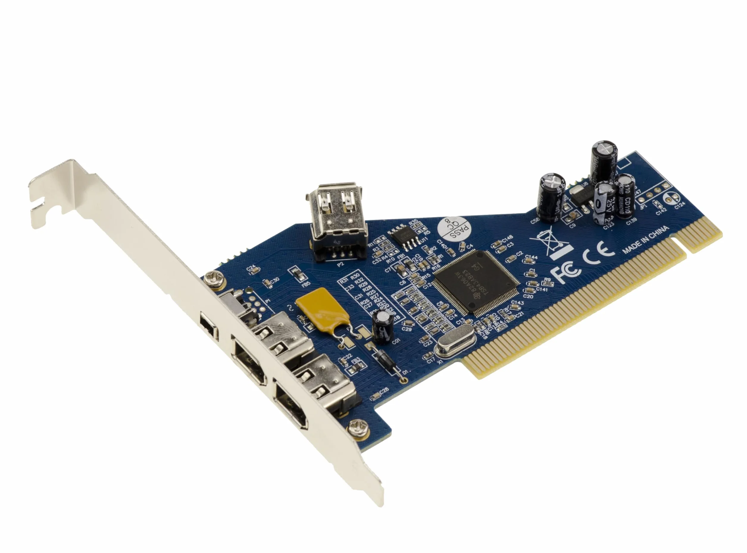 KALEA-INFORMATIQUE Scheda controller PCI a 3 porte FireWire 400 IEEE1394a con chipset TI TSB43AB23