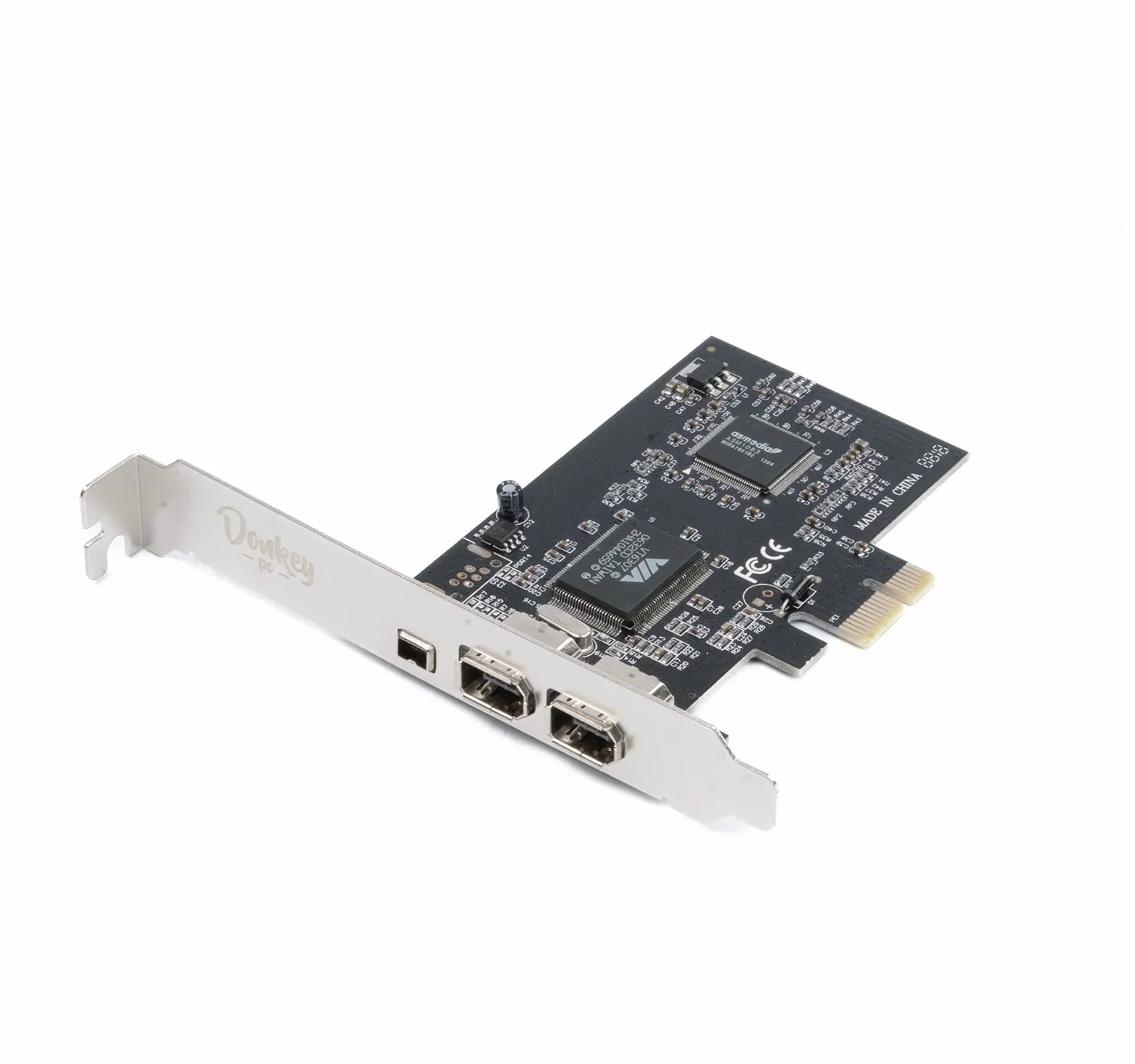 Scheda di espansione PCIe Firewire Card, PCI Express IEEE 1394 4 porte adattatore driver, PCI-E Firewire 800 adattatore per Windows 7/8/Mac OS con cavo